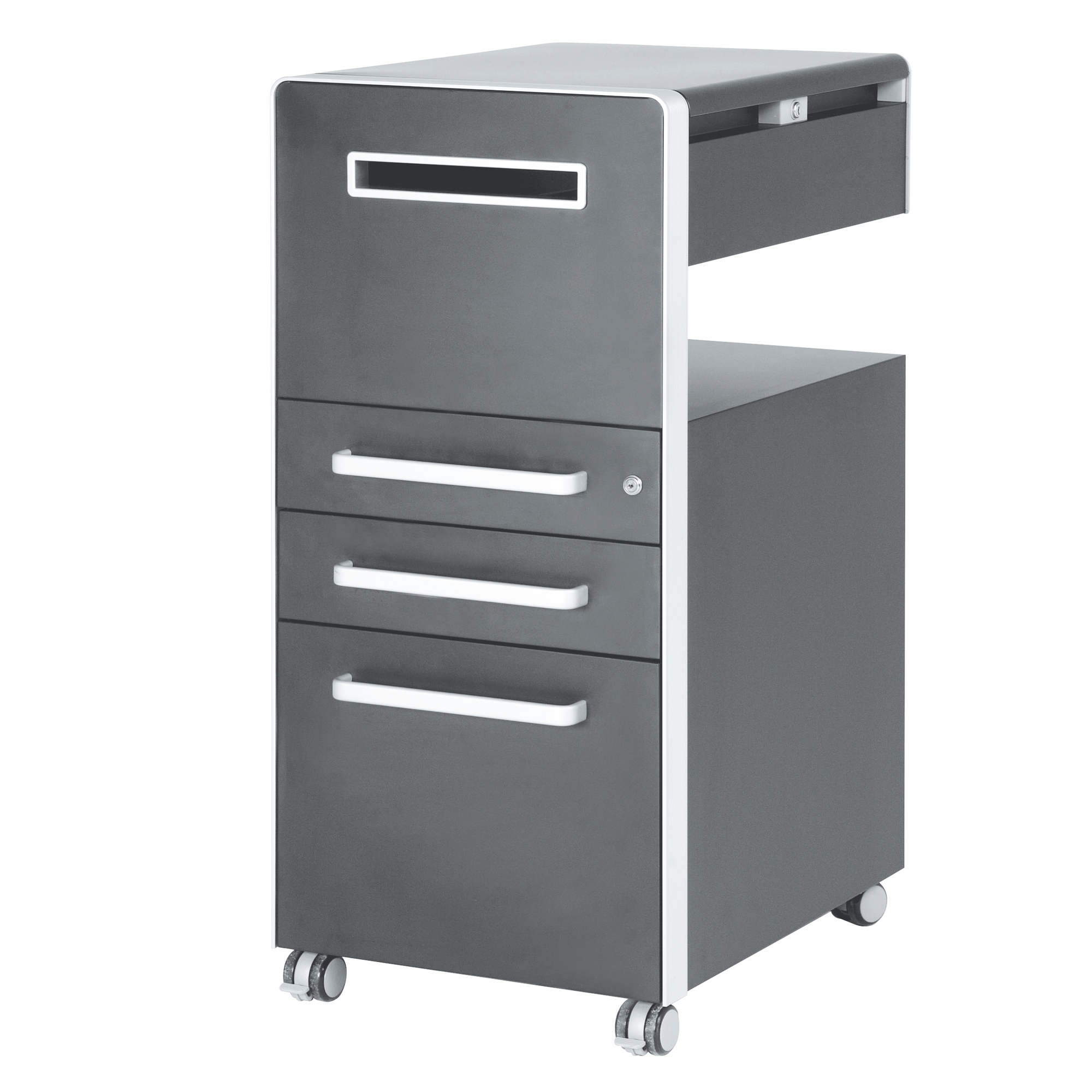 Bisley Rollcontainer BITE mit 2 Schubladen und 1 Hängeregister