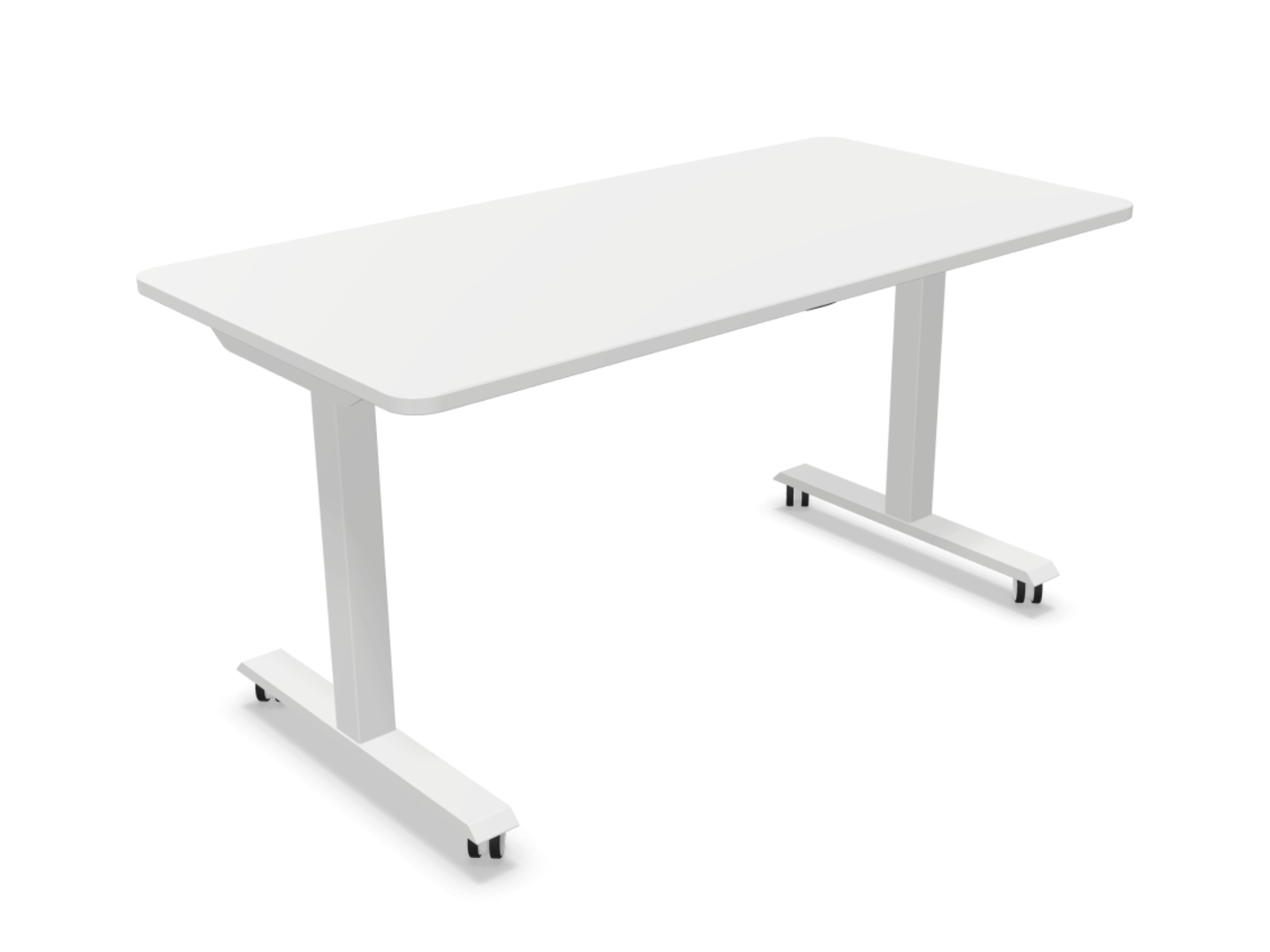 ABVERKAUF : Actiu Mobility AIR Schreibtisch 180 x 80 cm höhenverstellbar per Gas-Lift-Mechanik - Abv