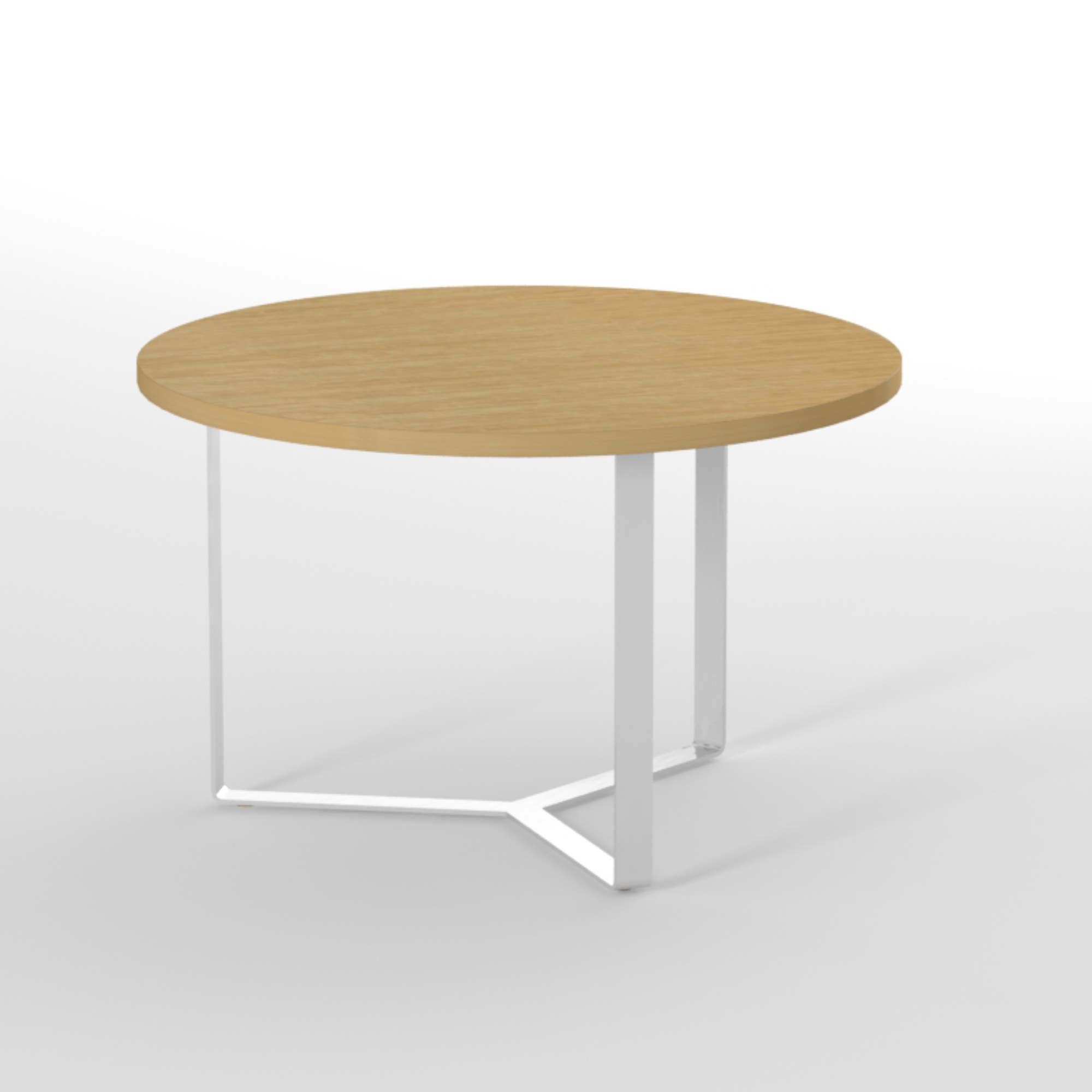 Besprechungsstisch PURE 120 cm rund mit Metallgestell
