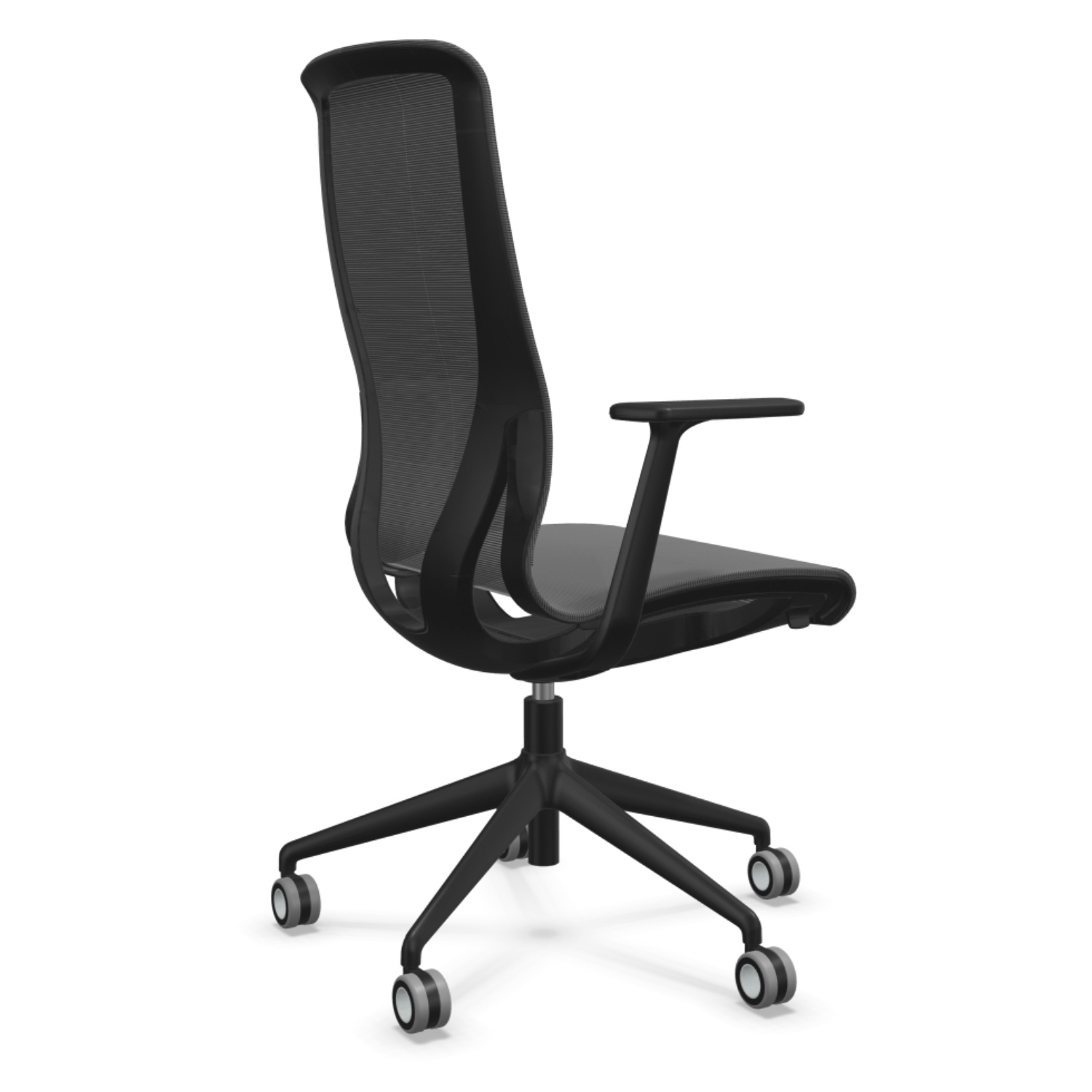Sofort Lieferbarer Designer Drehstuhl in schwarz zum Sonderpreis