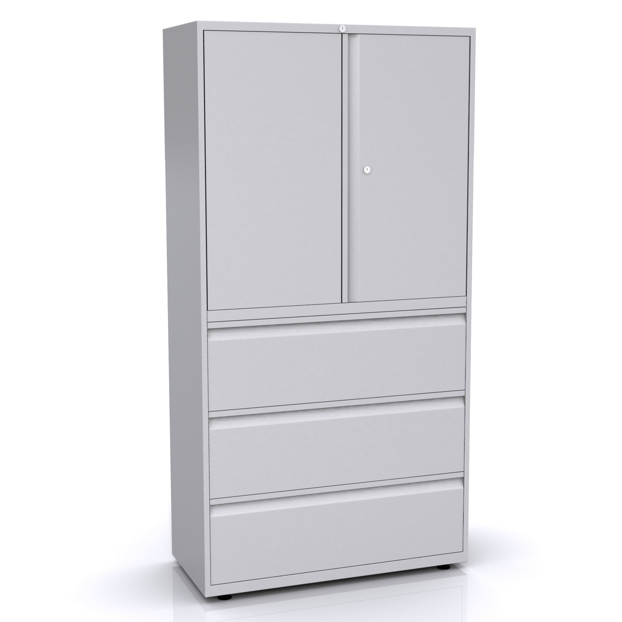 Bisley LateralFile 10C60XT3H Aktenschrank aus Stahl 196x100x47 cm (HxBxT)