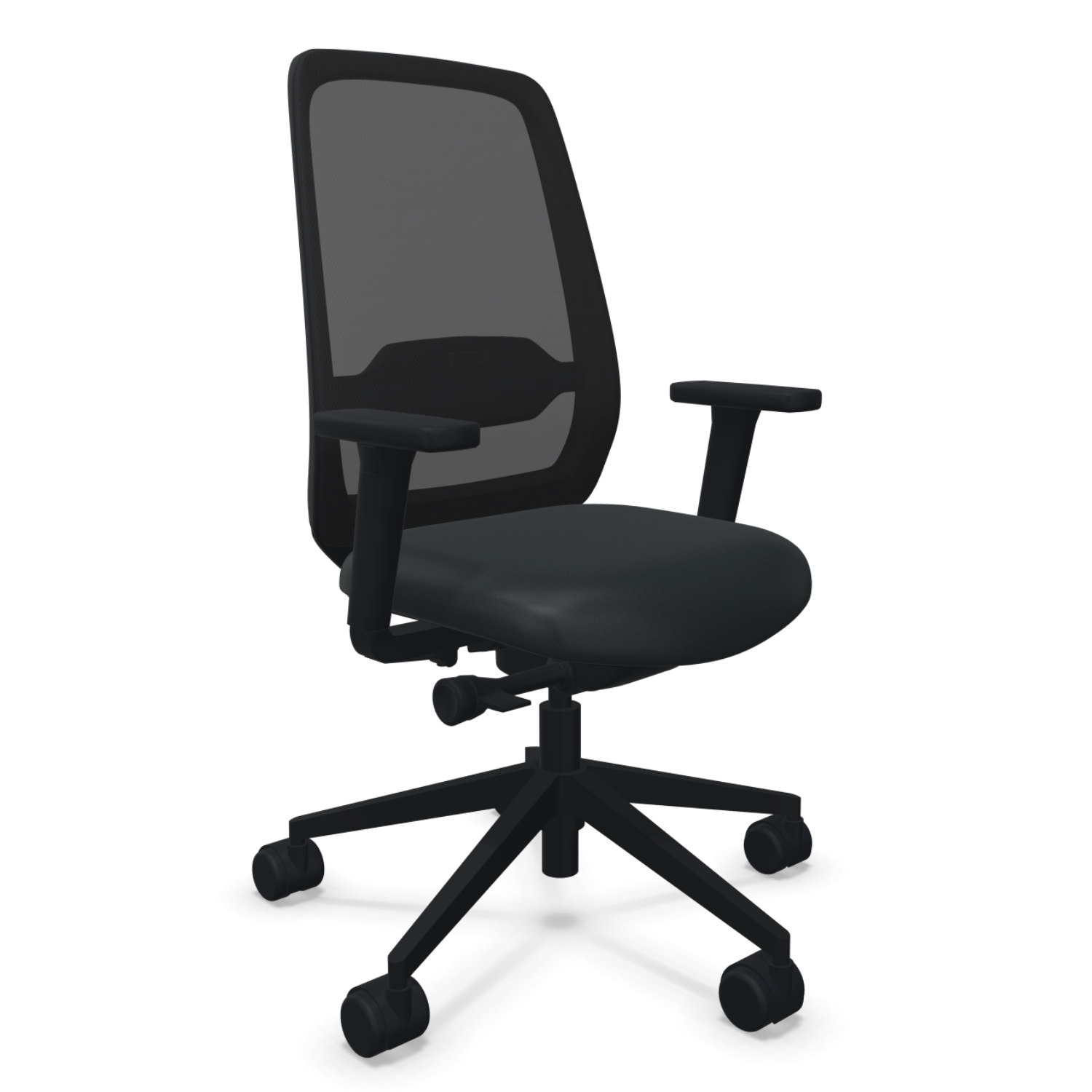 Koehl K1 Net - ergonomischer Drehstuhl mit Netzrücken schwarz