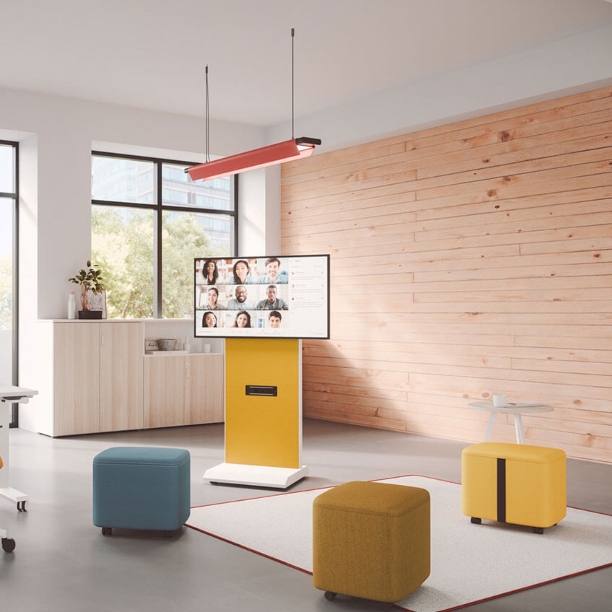 Actiu AGILE Kollektion Hocker auf Rollen