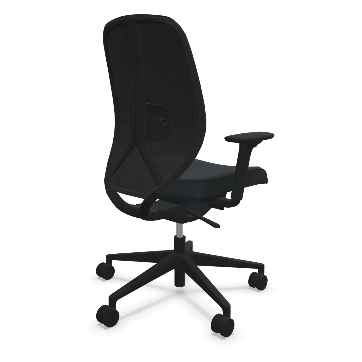Köhl Drehstuhl KANSEO Netzrücken 62 cm schwarz