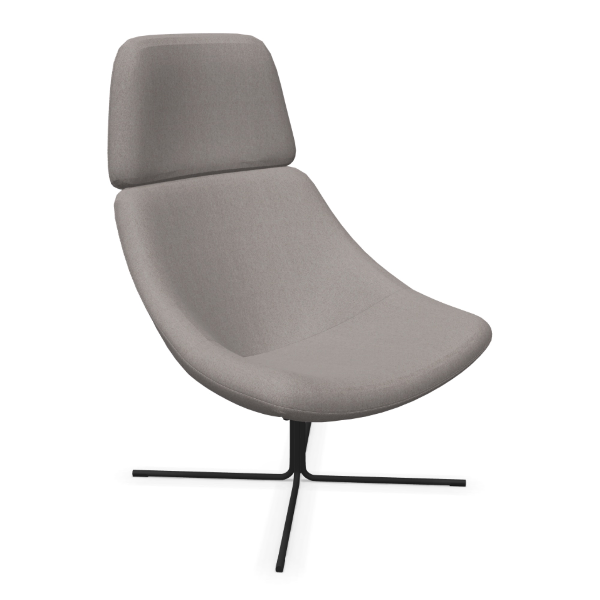 Noti Mishell Loungesessel hoch mit Kreuzgestell