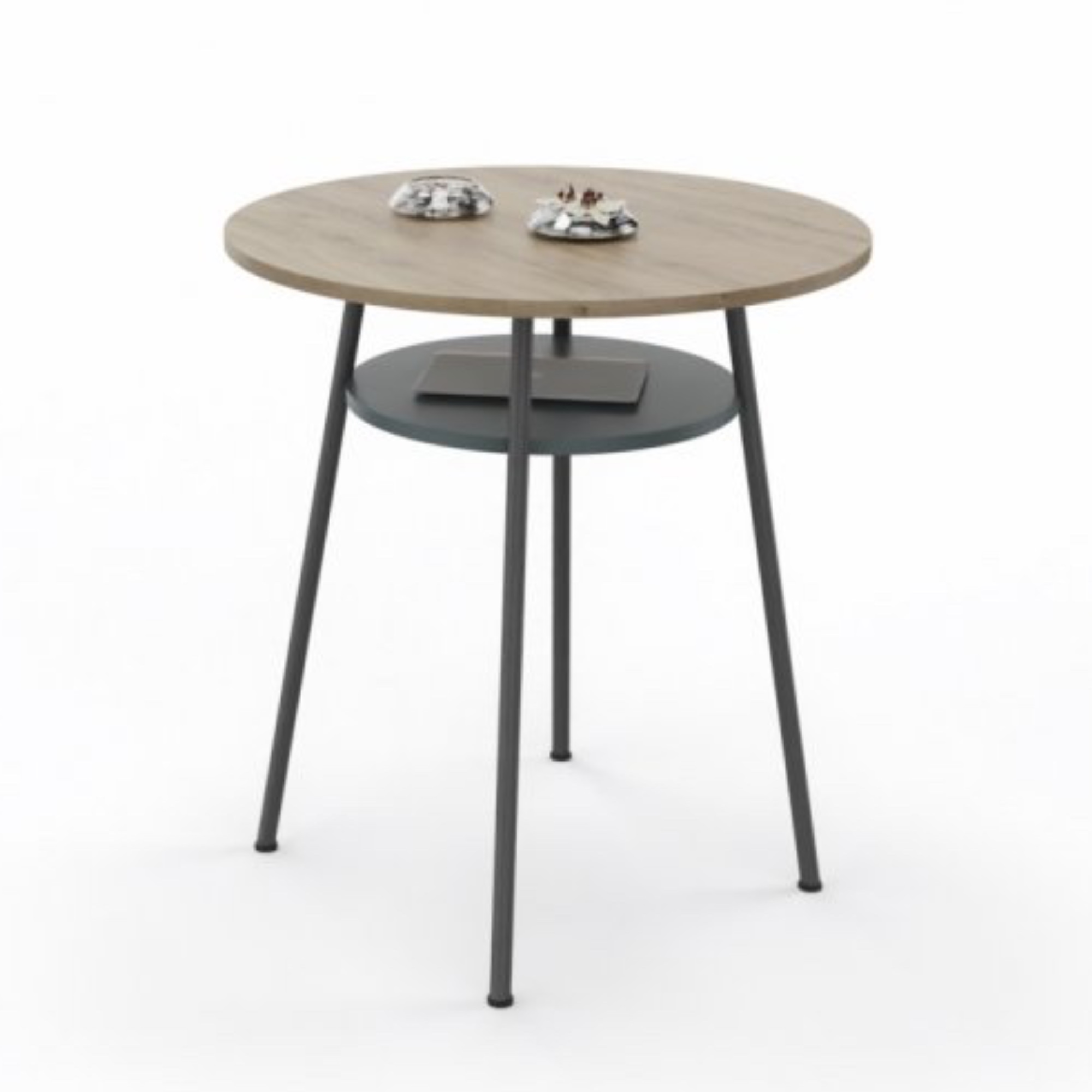 Ideal Hochtisch rund mit Tischplatte rund