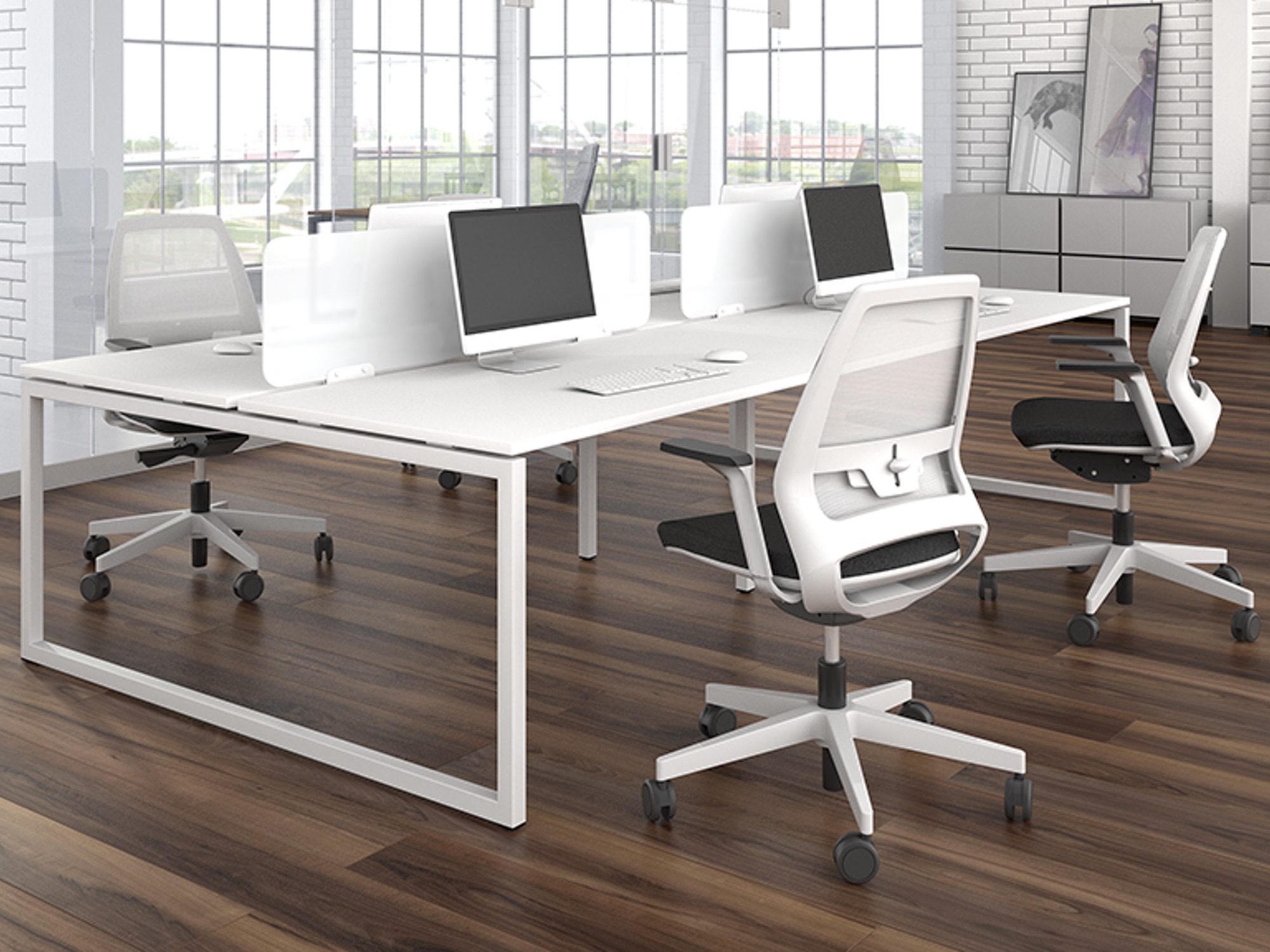 4er Arbeitsplatzsystem FLEX O