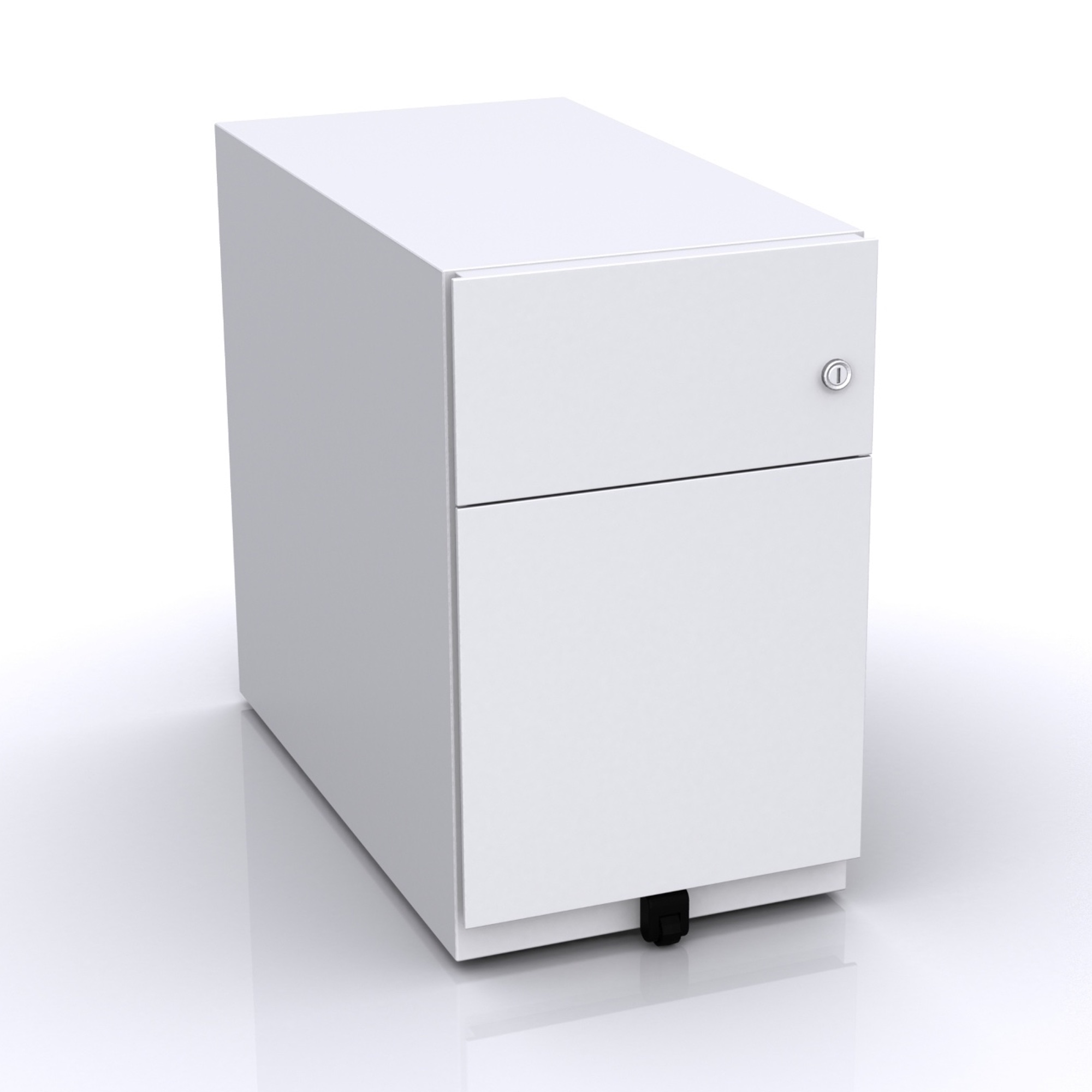 Bisley Note Rollcontainer mit 1 Schubladen + 1 Hängeregister in 50x30x57 (HxBxT)