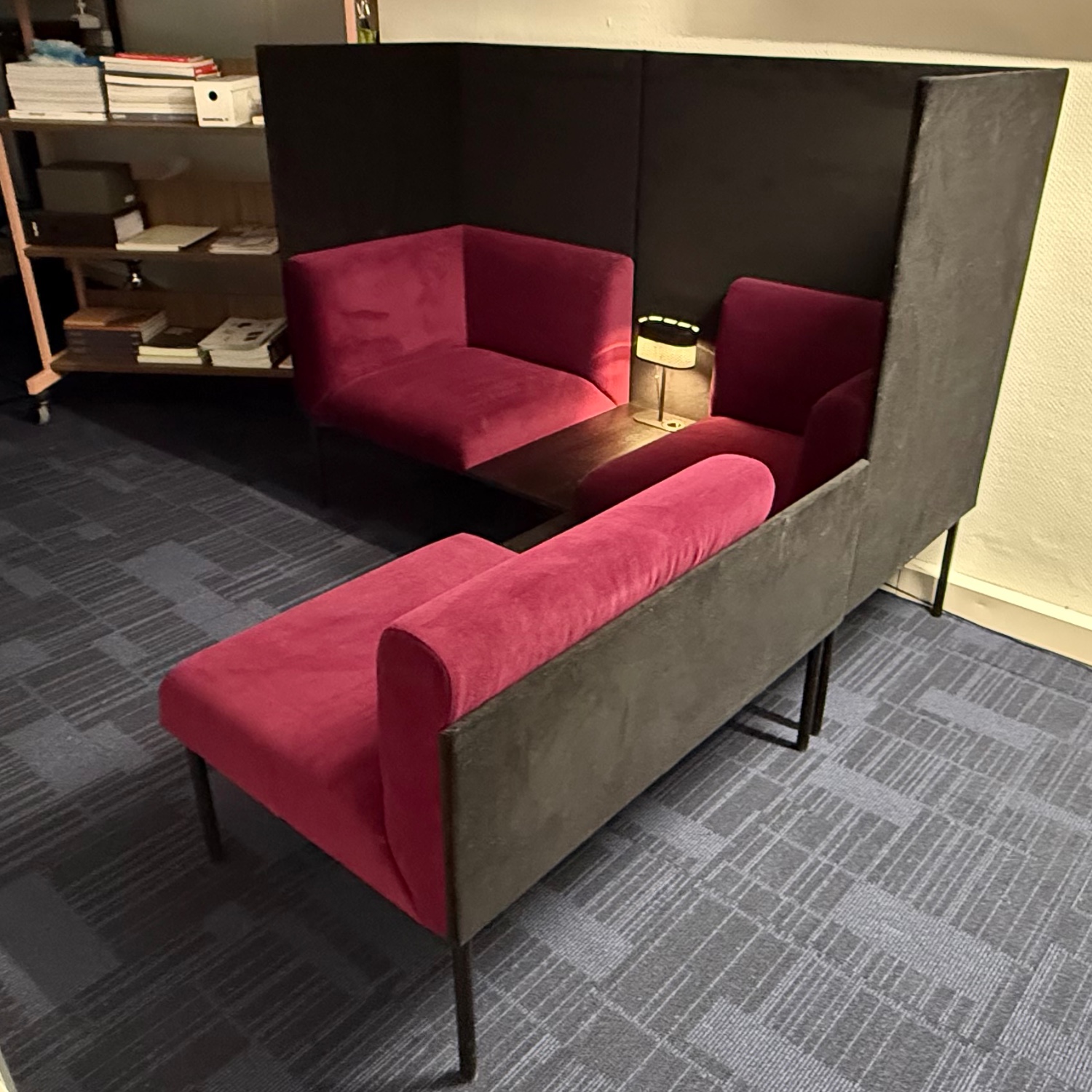 ABVERKAUF : Noti Loungesofa SONA als 2,5-Sitzer + 1-Sitzer + Leuchte
