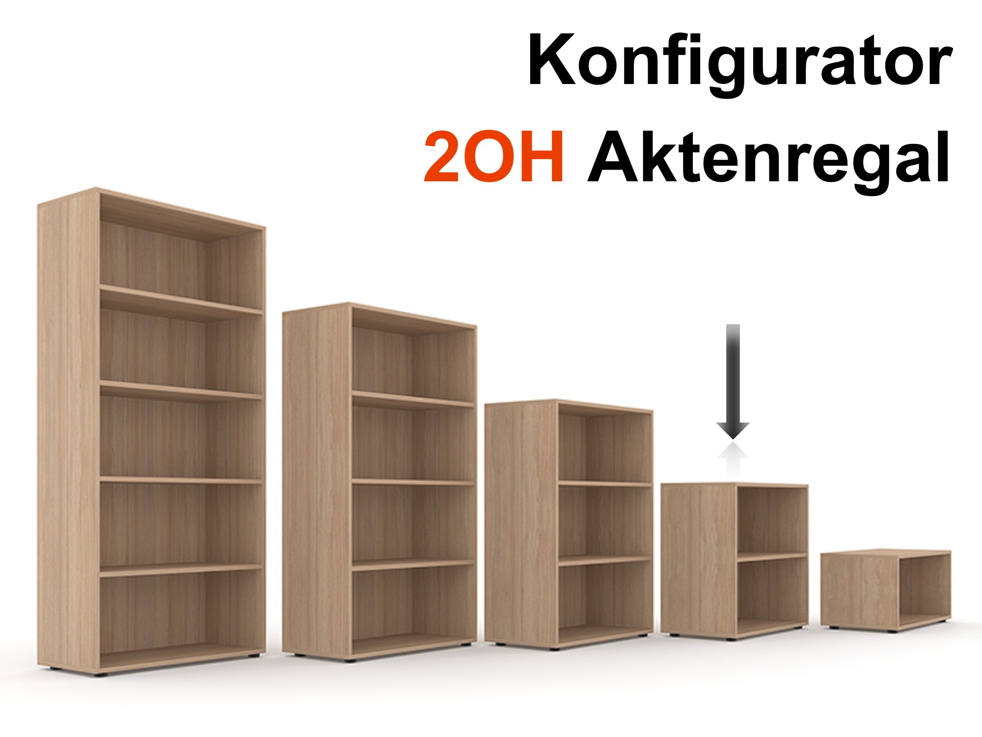 Aktenregal Selection 1OH - Konfigurator