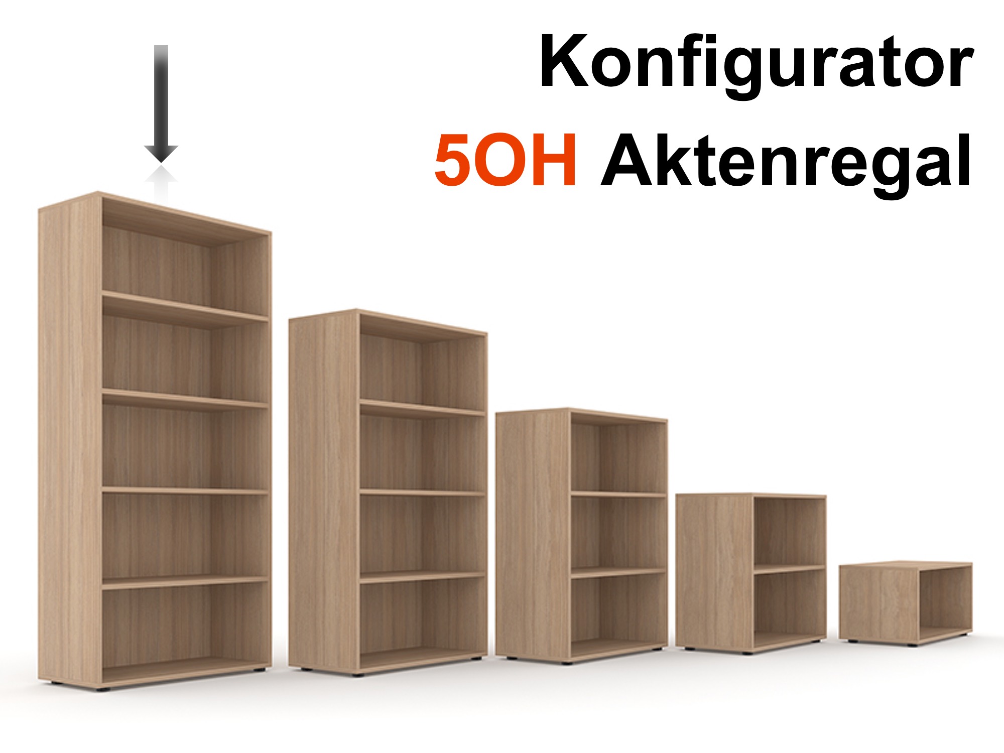 Aktenregal Selection 5OH - Konfigurator