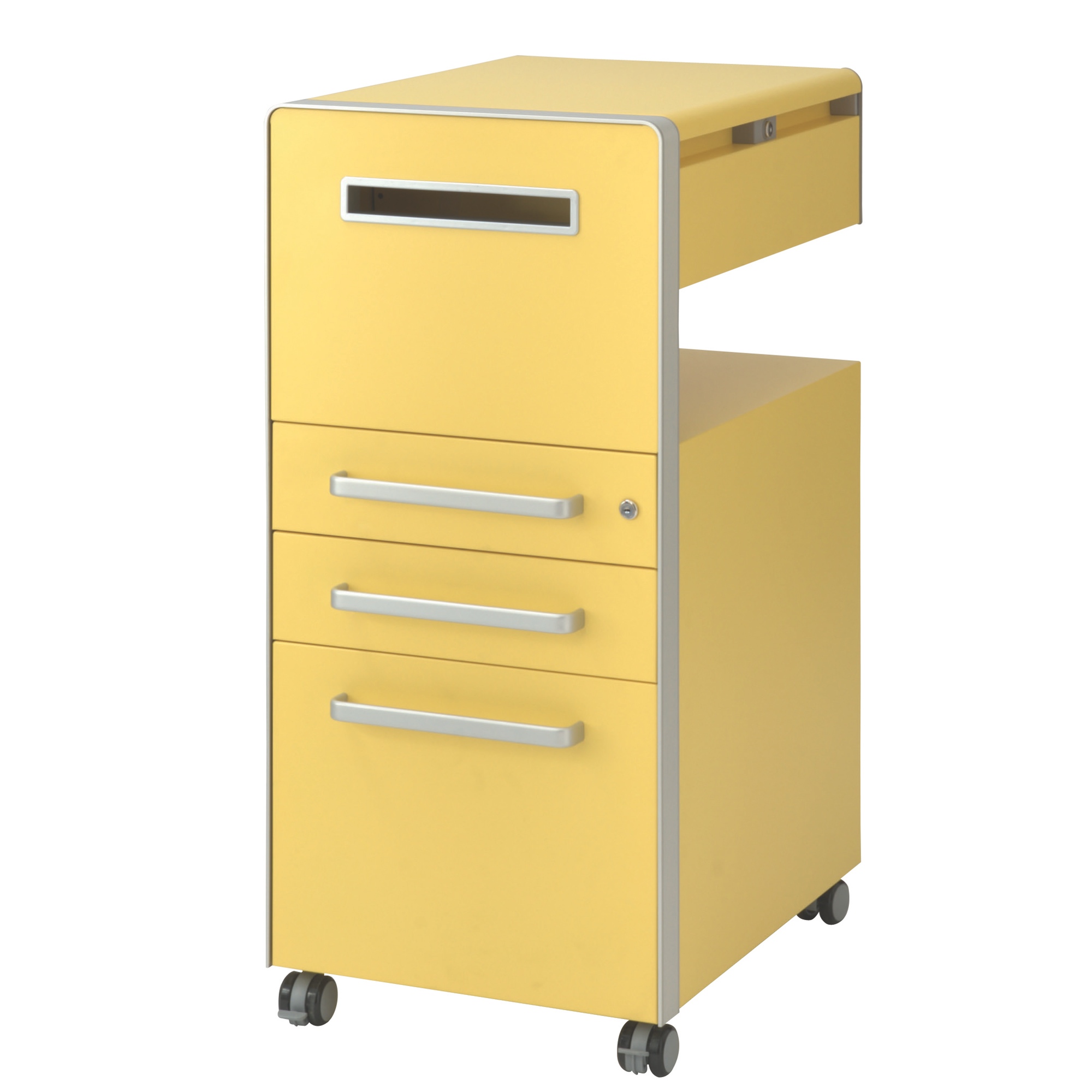 Bisley Rollcontainer BITE mit 2 Schubladen und 1 Hängeregister