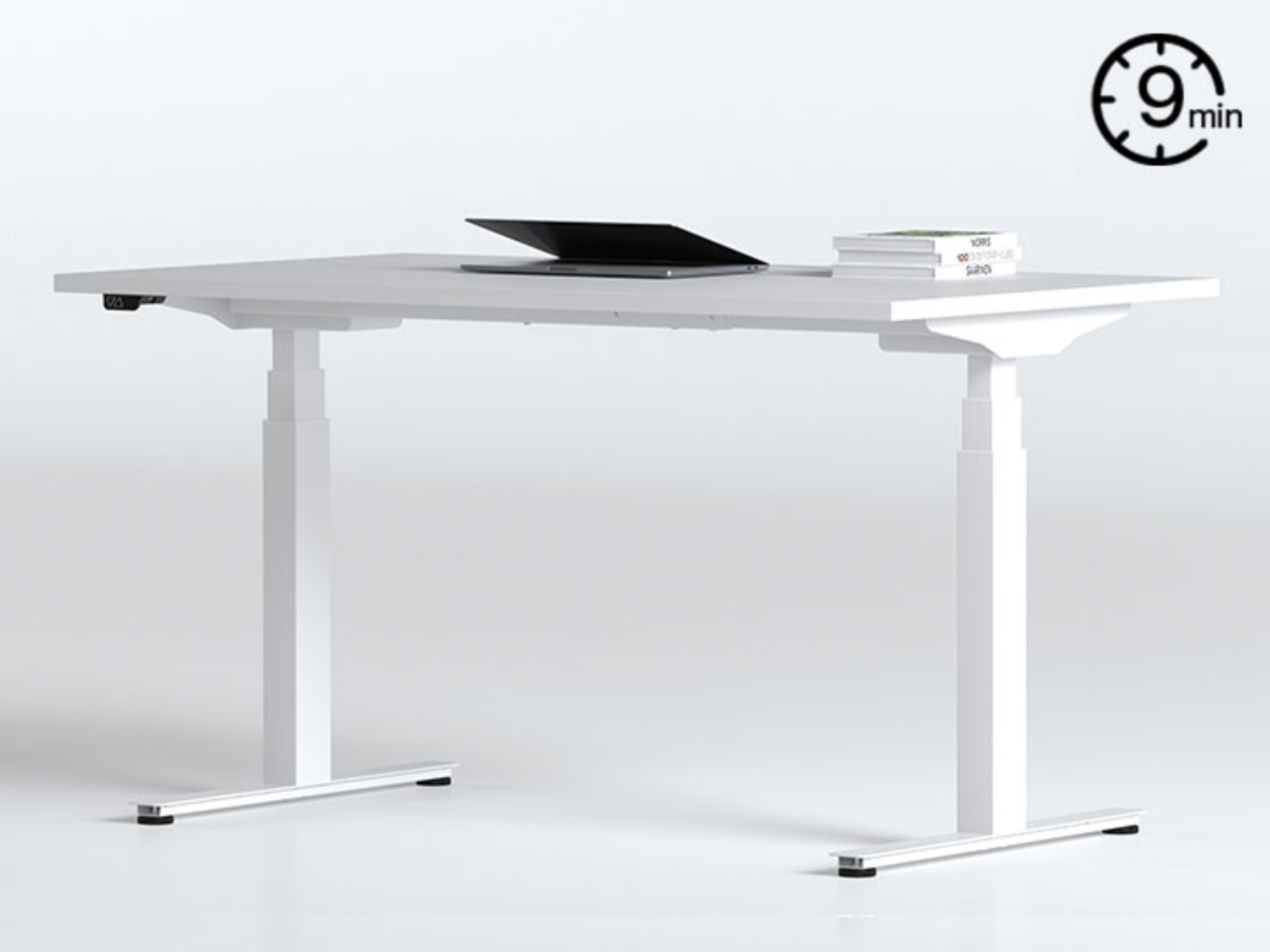 AGILwork Schreibtisch elektrisch höhenverstellbar - Schnellbau-System: Gabler Büromöbel
