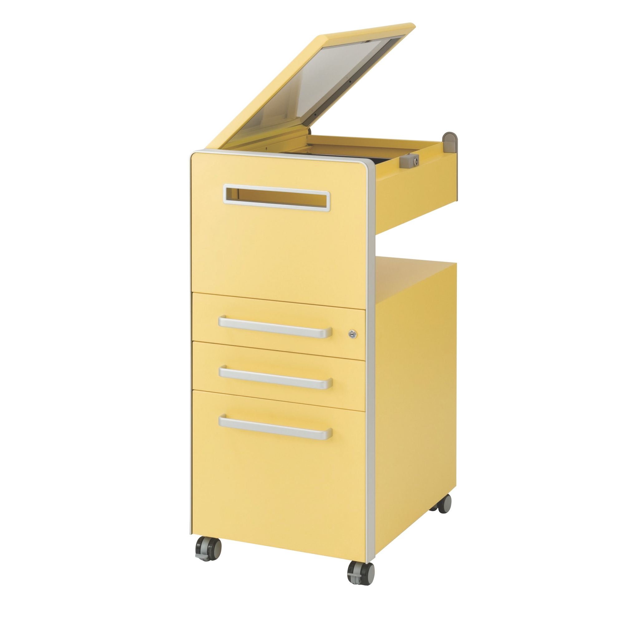 Bisley Rollcontainer BITE mit 2 Schubladen und 1 Hängeregister