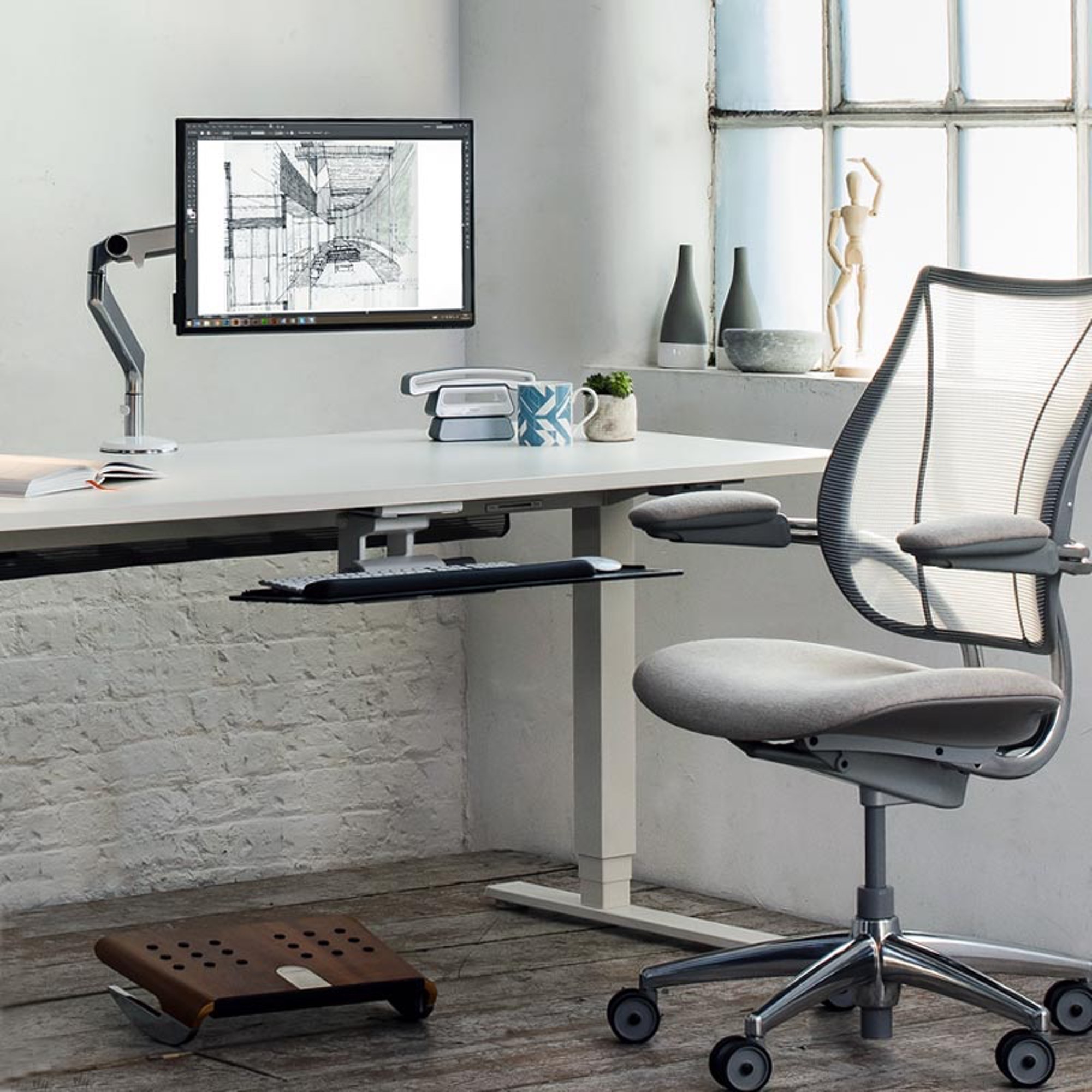 Humanscale Monitorarm M2 für Single- Monitor