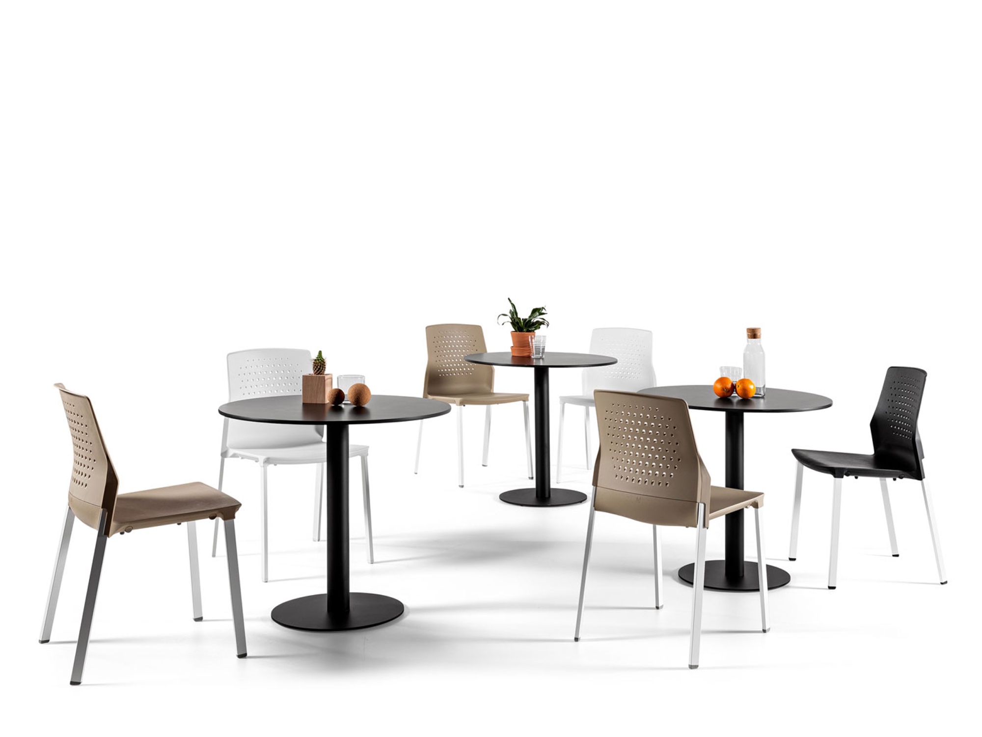 Actiu TABULA TAR10 Tisch Höhe 74 cm mit Tellerfuß