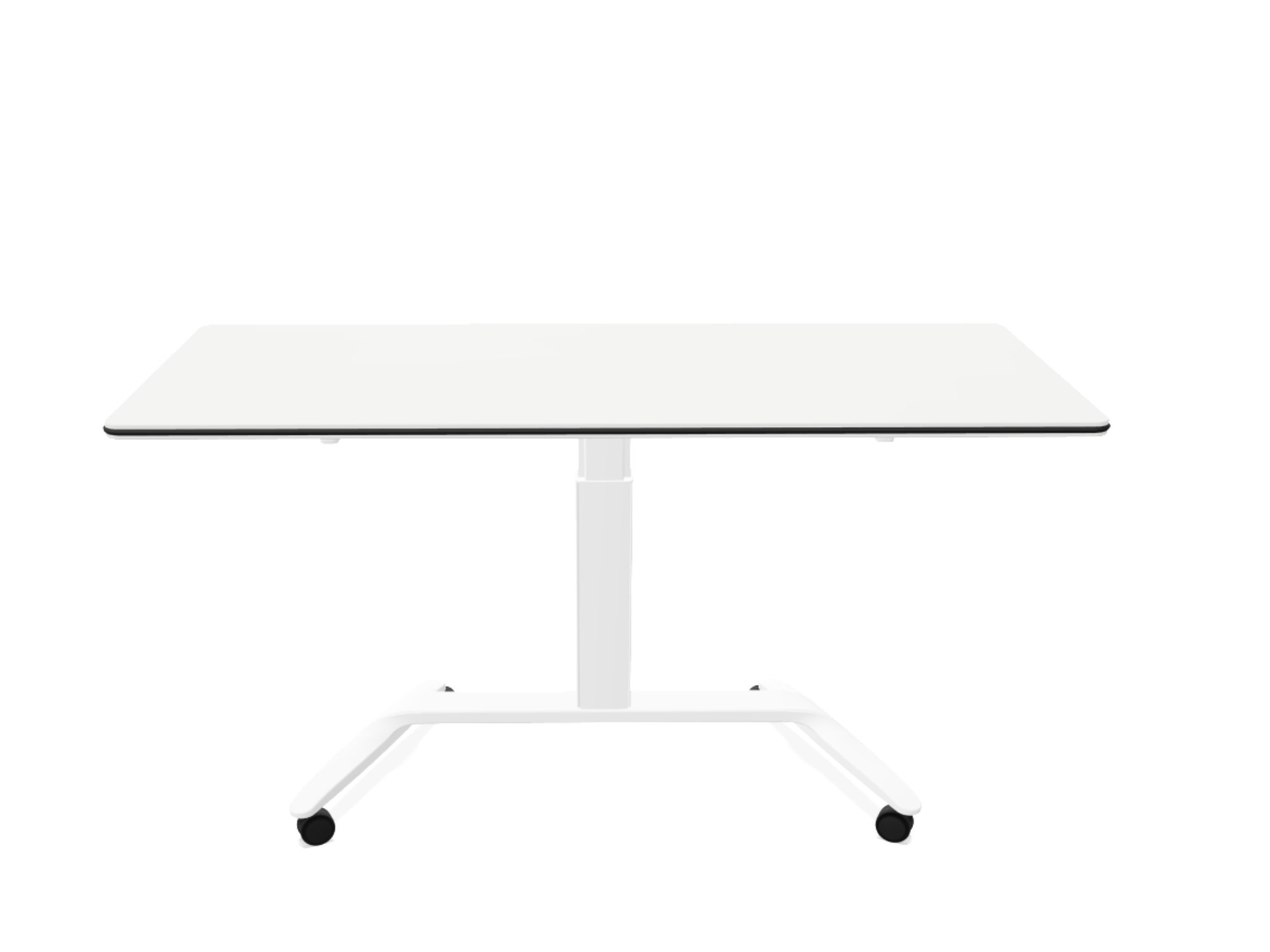 Actiu Talent 500 Schreibtisch klappbar, höhenverstellbar, rollbar mit Whiteboard in 160x69 cm