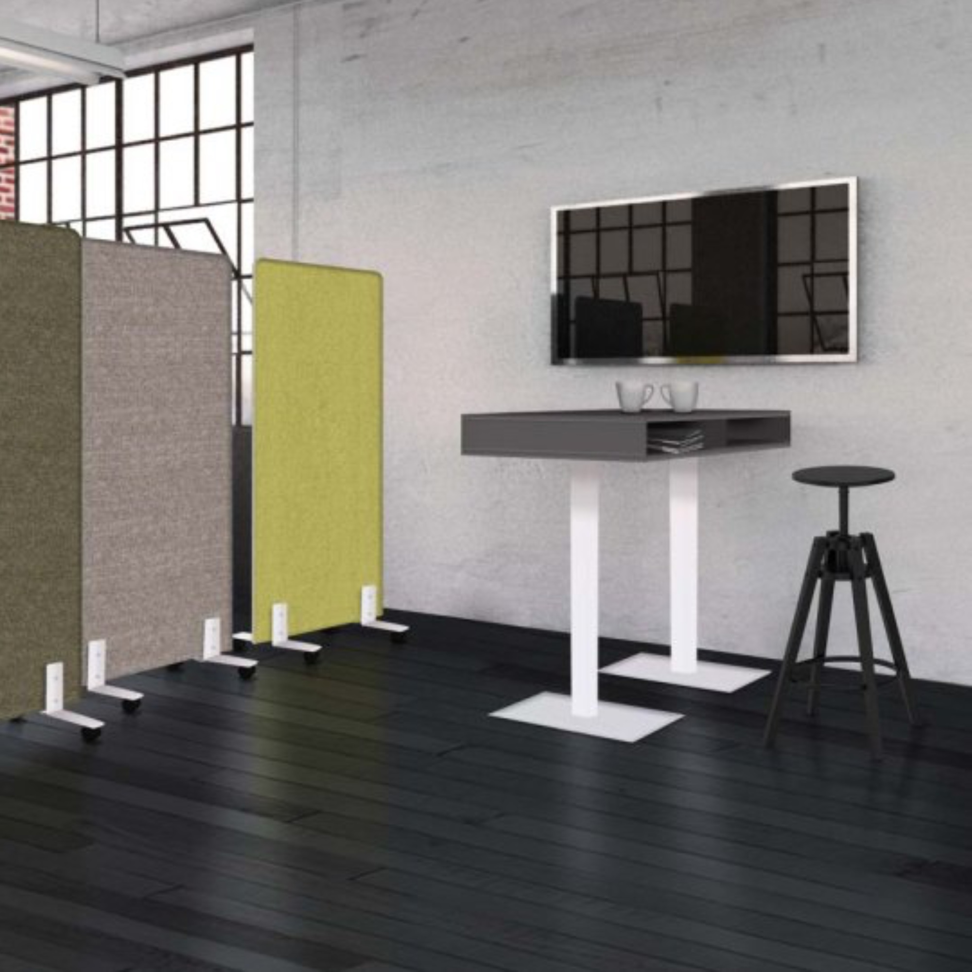 Maro IdeaT Stehtisch mit Tellerfuß H110cm