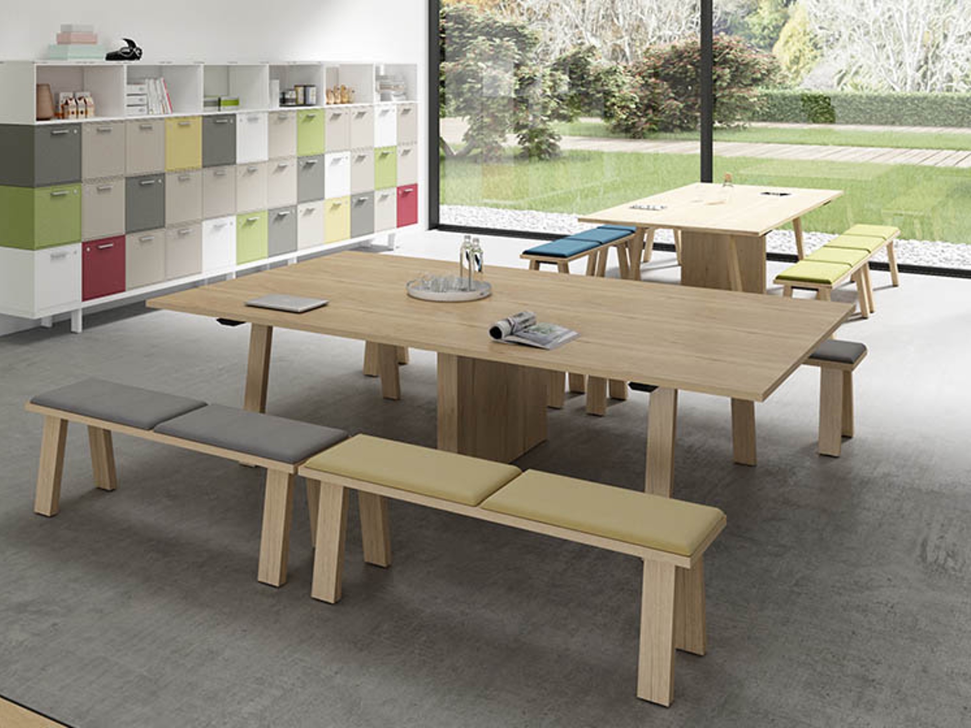 Bralco Take Off Farm Besprechungstisch 276x164 cm rechteckig im Holzdesign