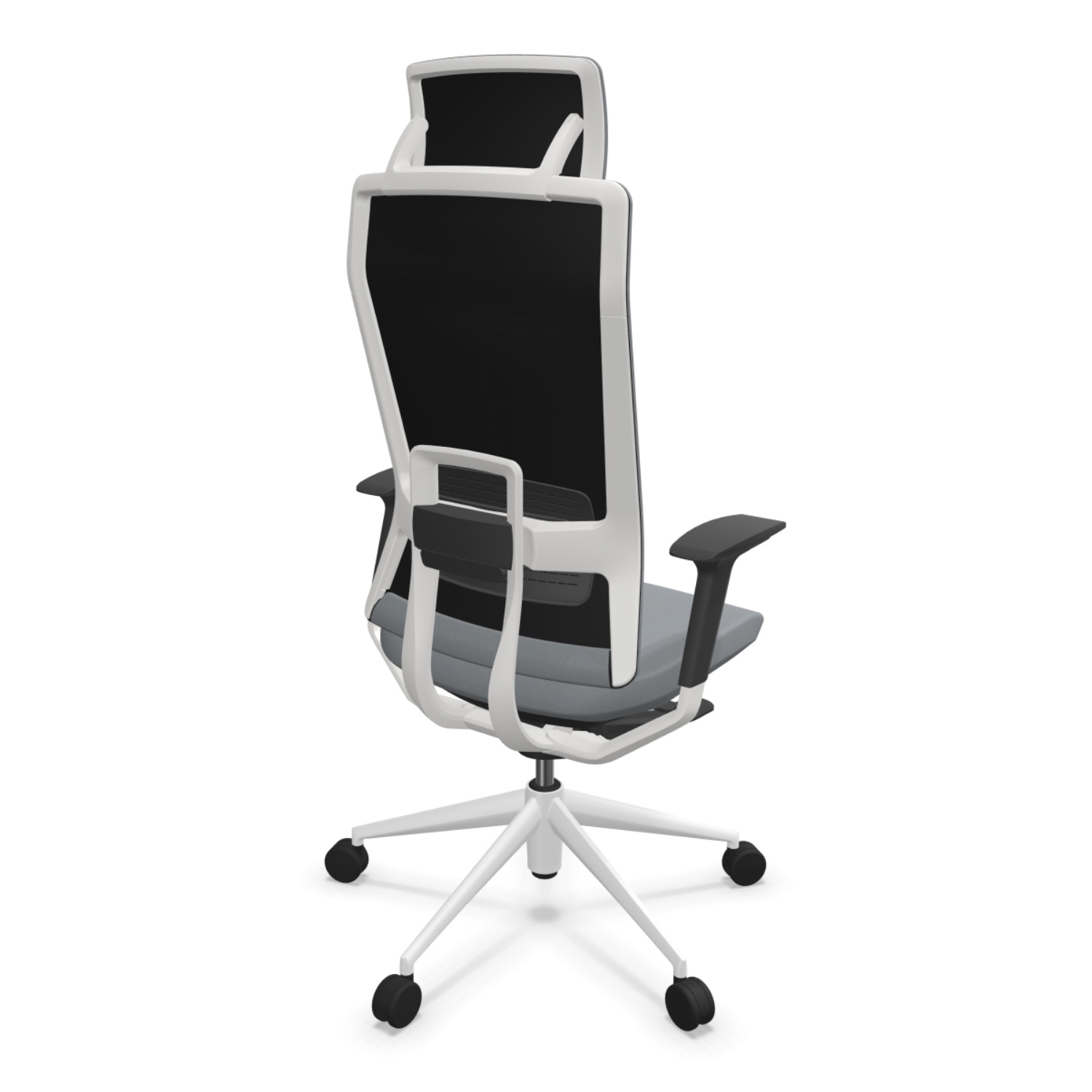 TNK Flex : hochwertiger ergonomischer Drehstuhl mit Kopfstütze