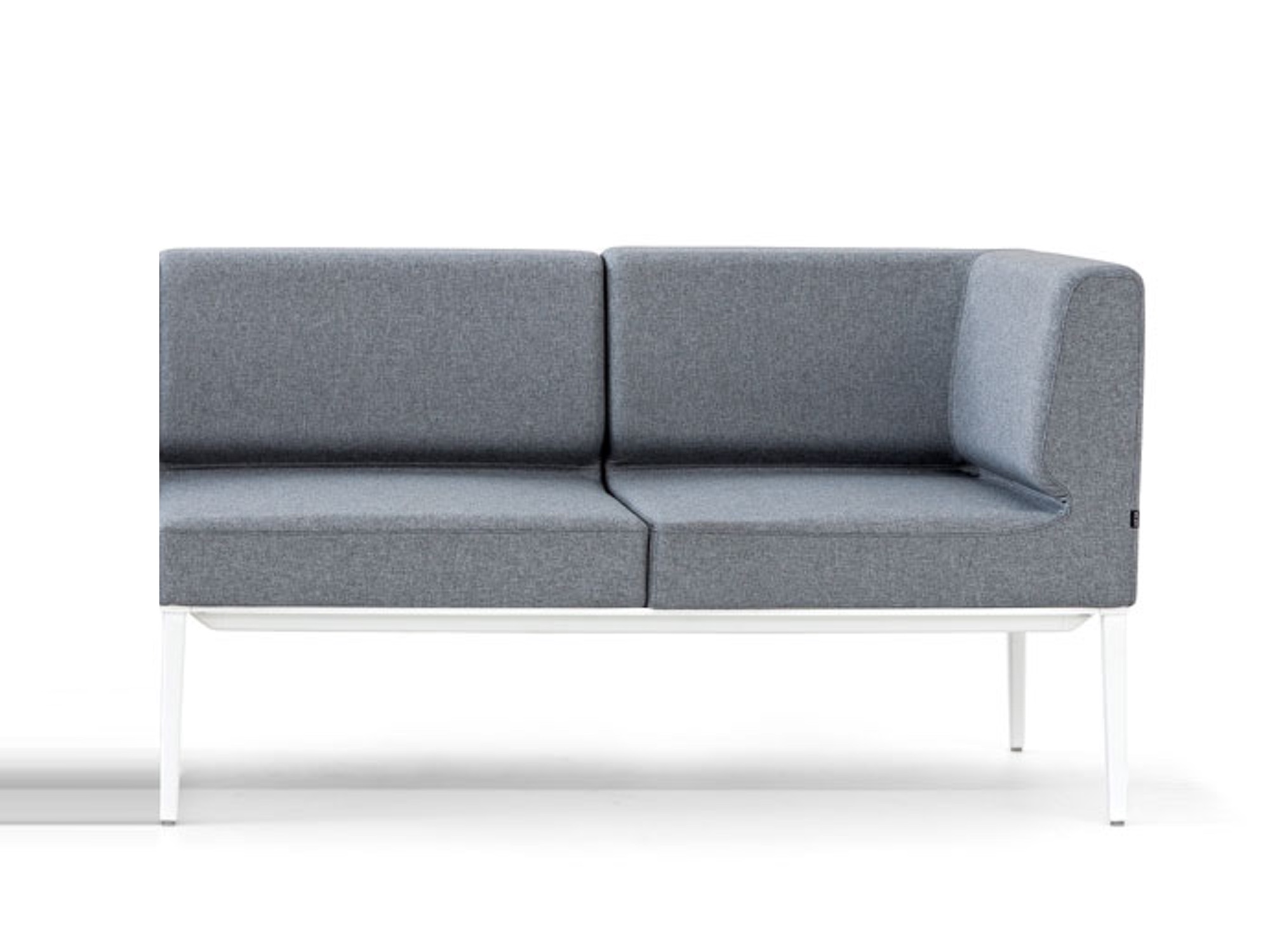 Actiu LONGO NOMADA LG23 2-Sitzer Sofa mit Armlehnen einseitig