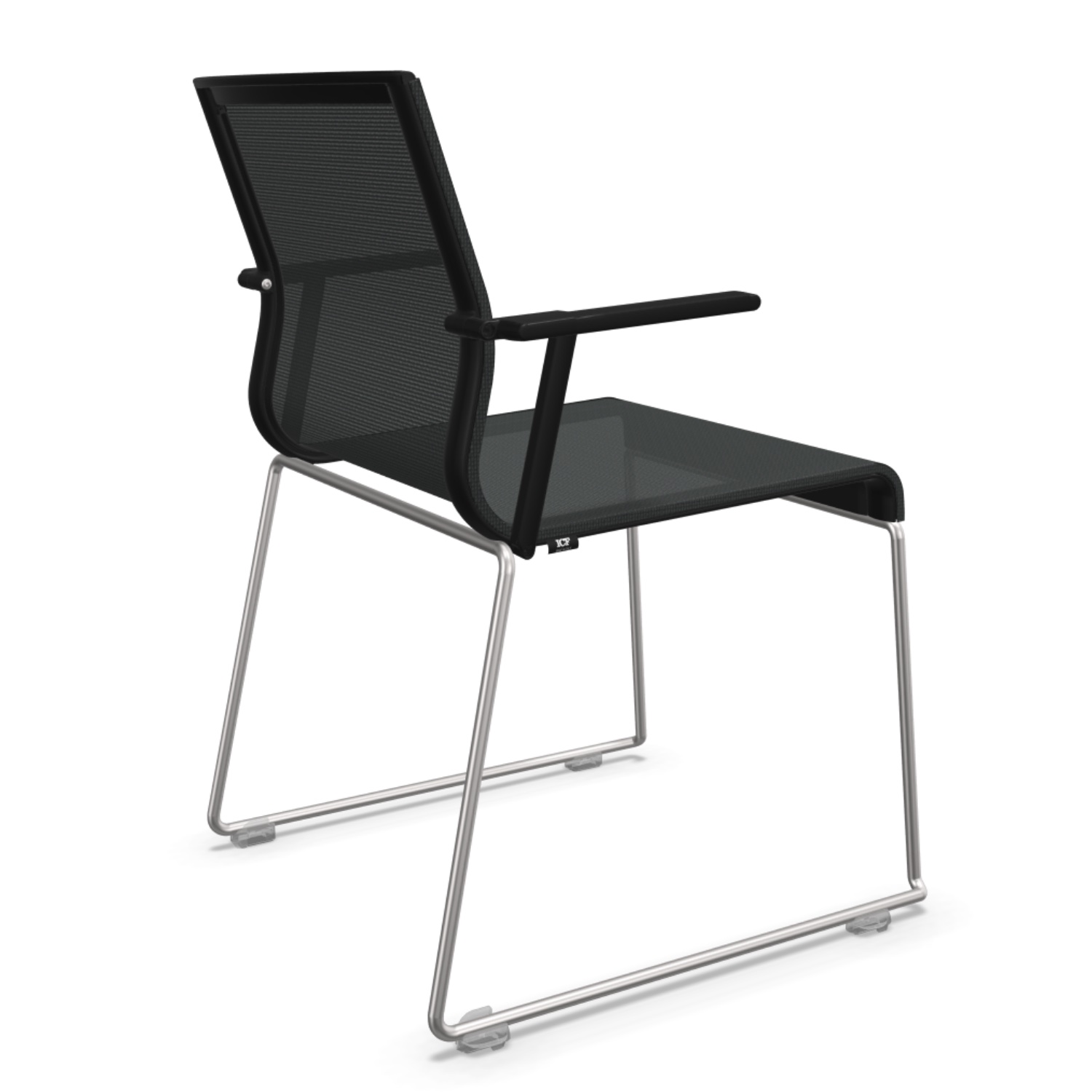 ICF Stick Chair Stapelstuhl mit Kufengestell