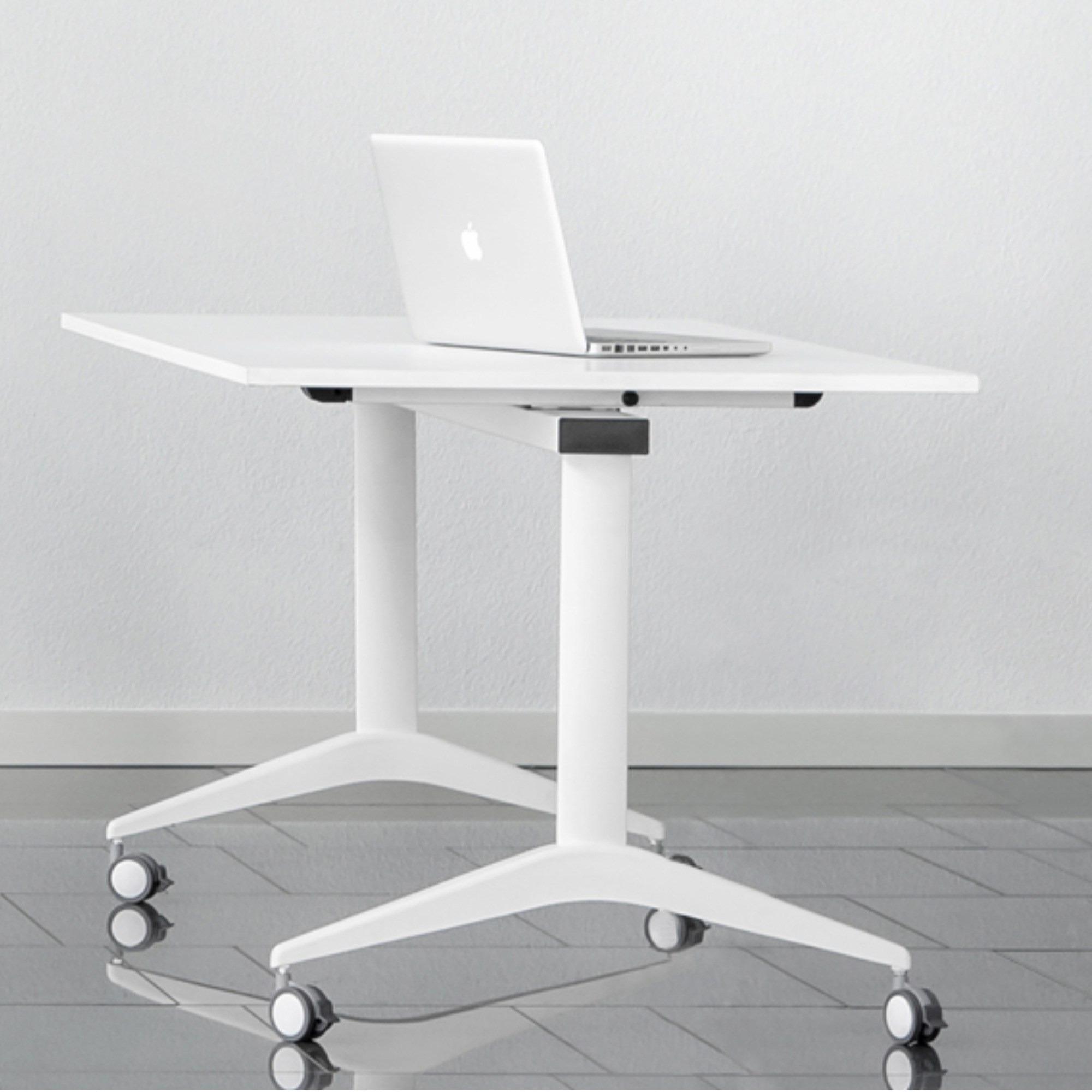 FLIP Klapptisch 140/160x80 cm mit Rollen - klappbar und beweglich