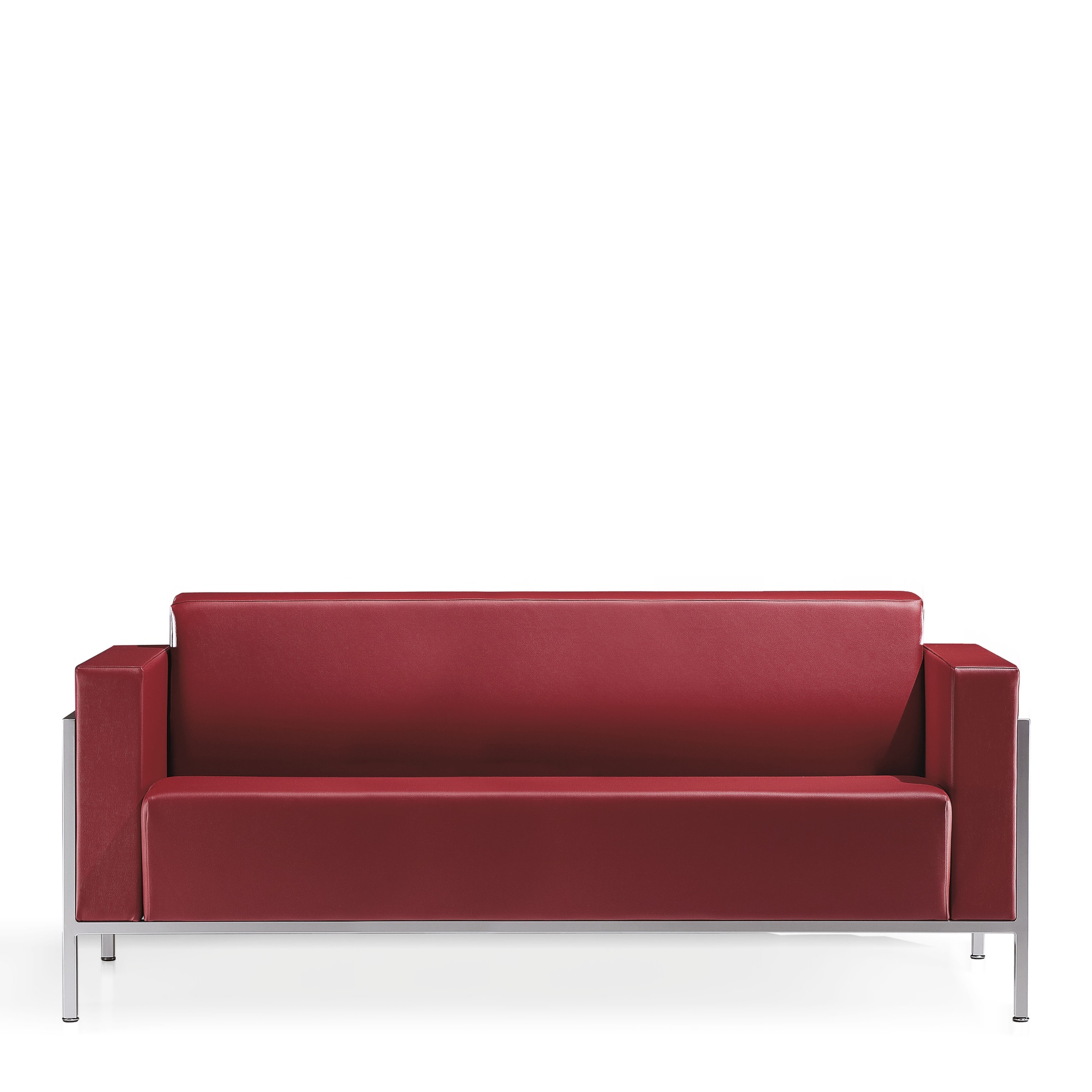 Kastel Kursal Sofa 3-Sitzer mit Metallrahmen alufarbig