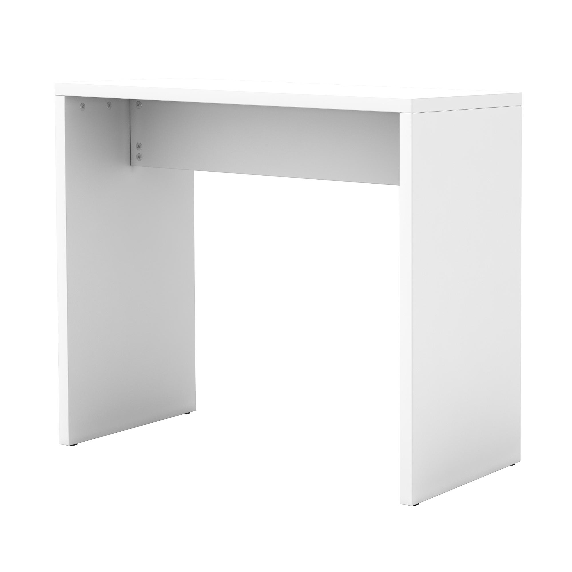 Stehtisch Melamin weiß 120 x 65 x 108,3 cm (BxTxH)