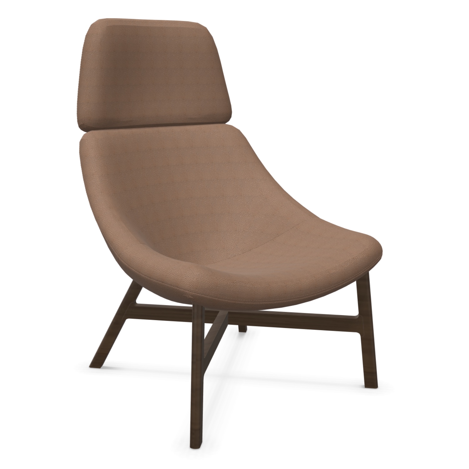 ABVERKAUF : Noti Mishell XL Sessel in Echt Leder braun