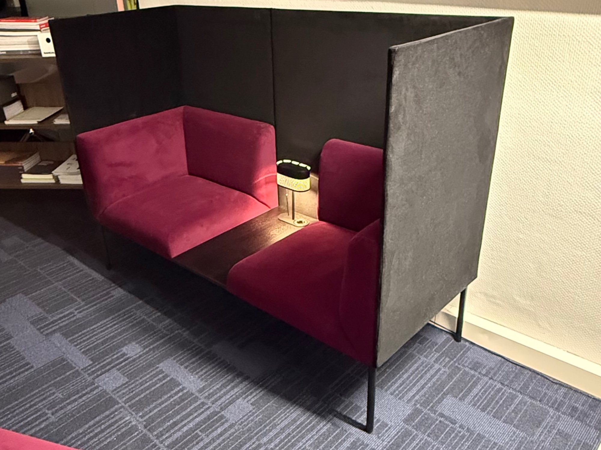 ABVERKAUF : Noti Loungesofa SONA als 2,5-Sitzer + 1-Sitzer + Leuchte
