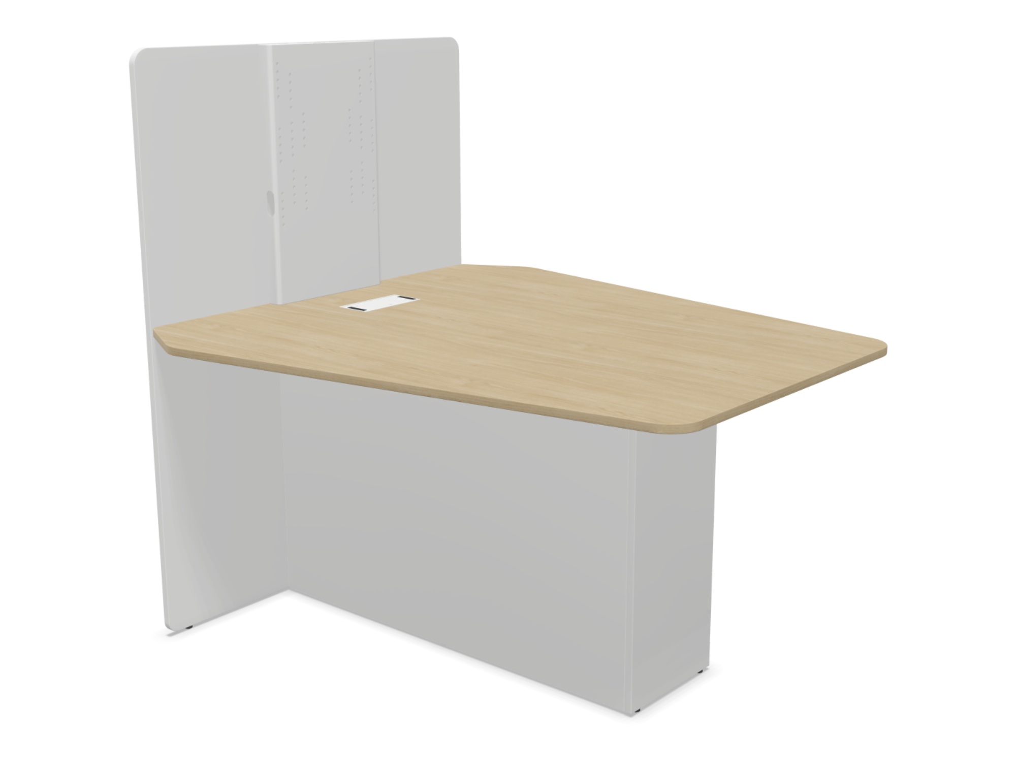 Actiu Ofimat Plus Meeting-Point Hochtisch mit Media-Wall
