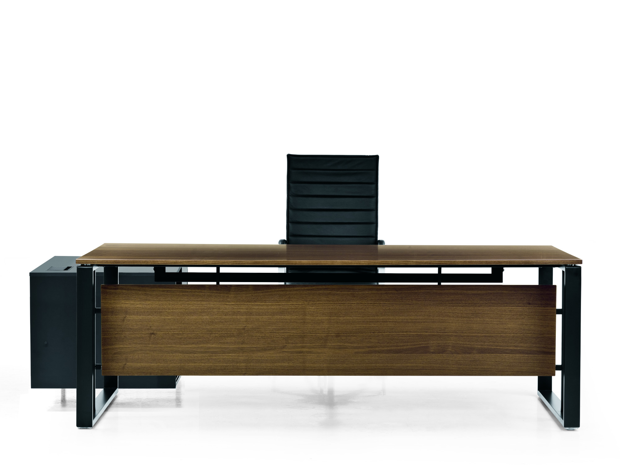 frezza Velvet Executive Schreibtisch mit Sideboard in Melamin