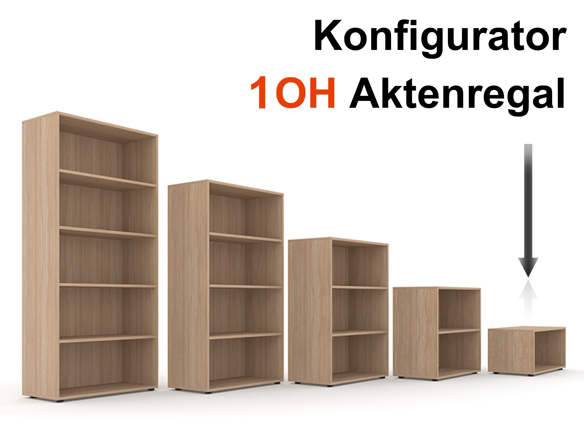 Aktenregal Selection 1OH - Konfigurator