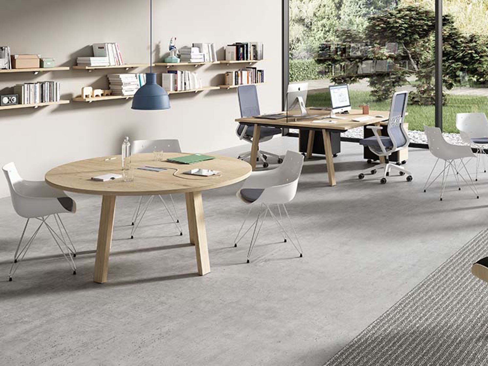 Bralco Take Off Farm 2er Bench im Eiche Holzdesign