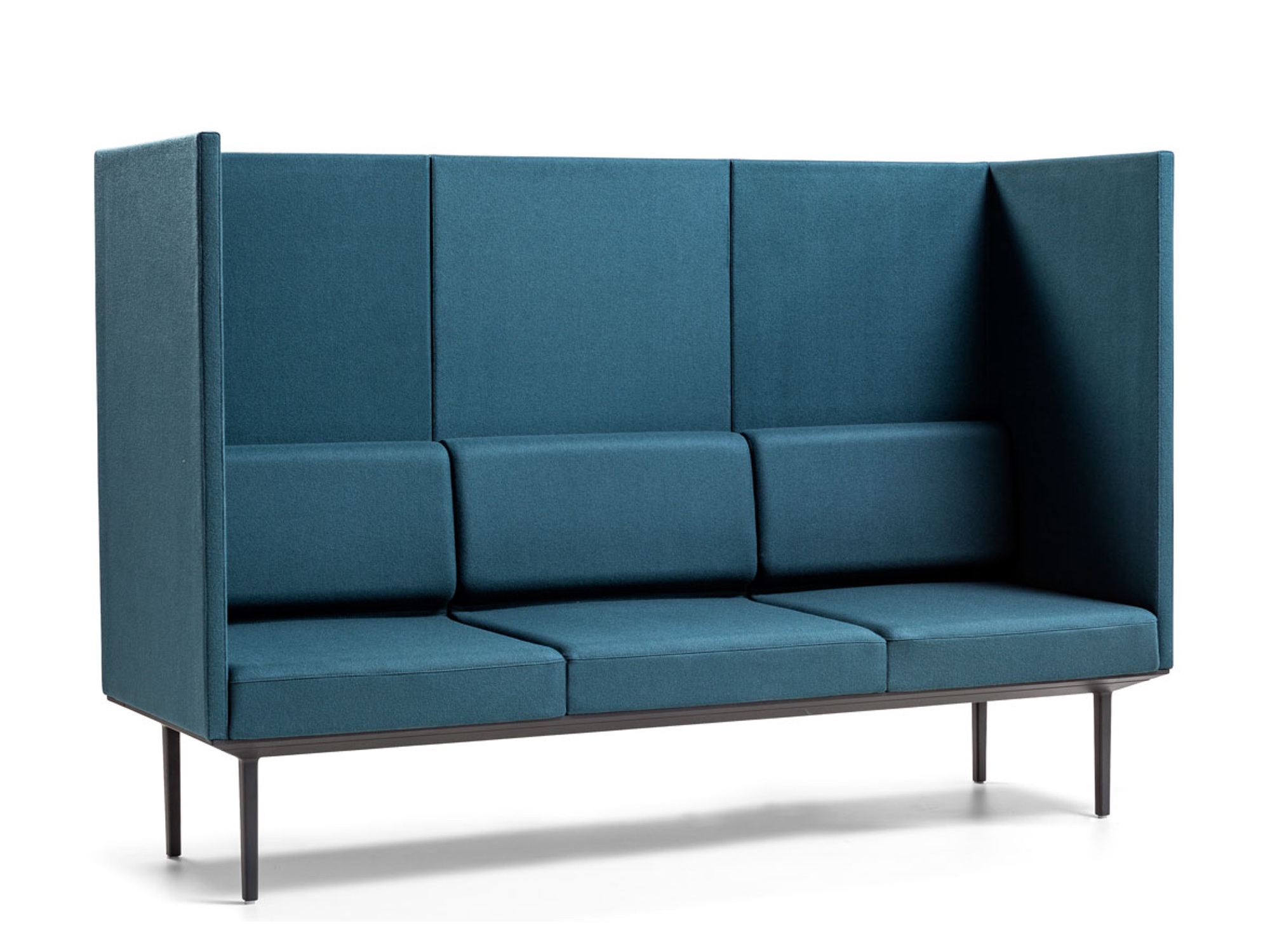 Actiu LONGO POD LN213 3-Sitzer Sofa mit hohem Rücken