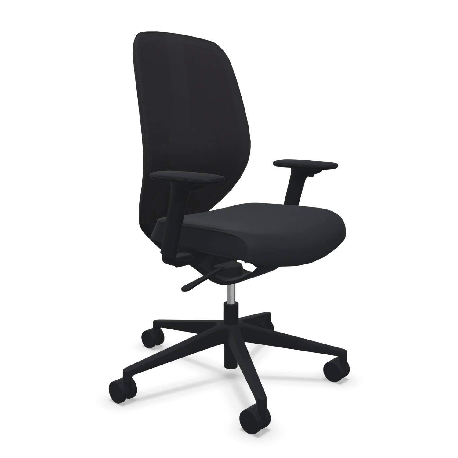 Köhl Drehstuhl KANSEO Netzrücken 62 cm schwarz
