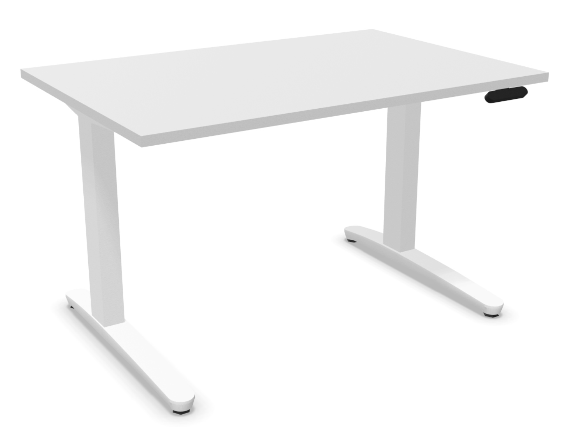 Steh-Sitzschreibtisch 4BM-DESK1 elektrische Höhenverstellung 65-129 cm