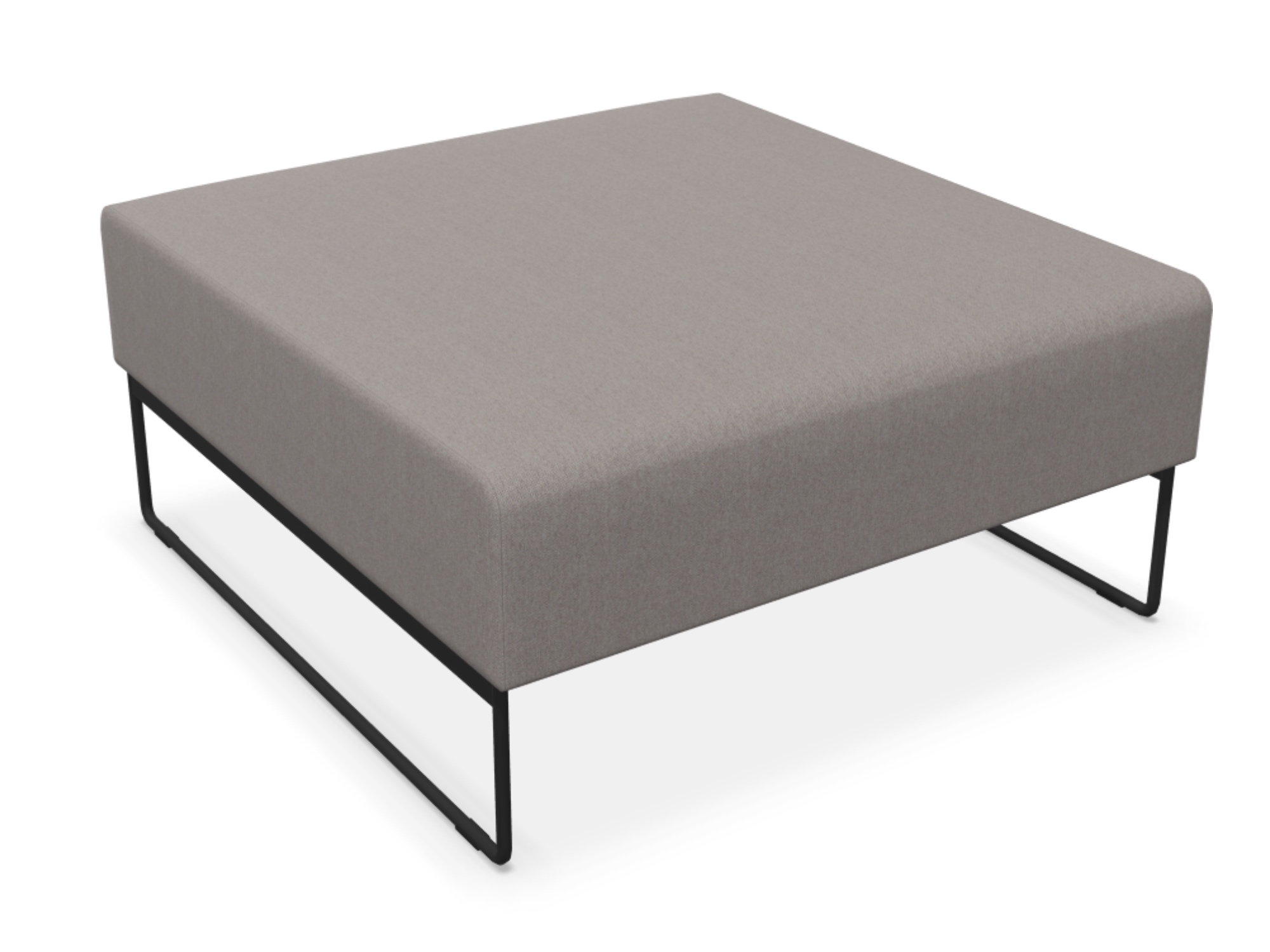 Noti Tritos Loungesofa Hocker mit Metallgestell