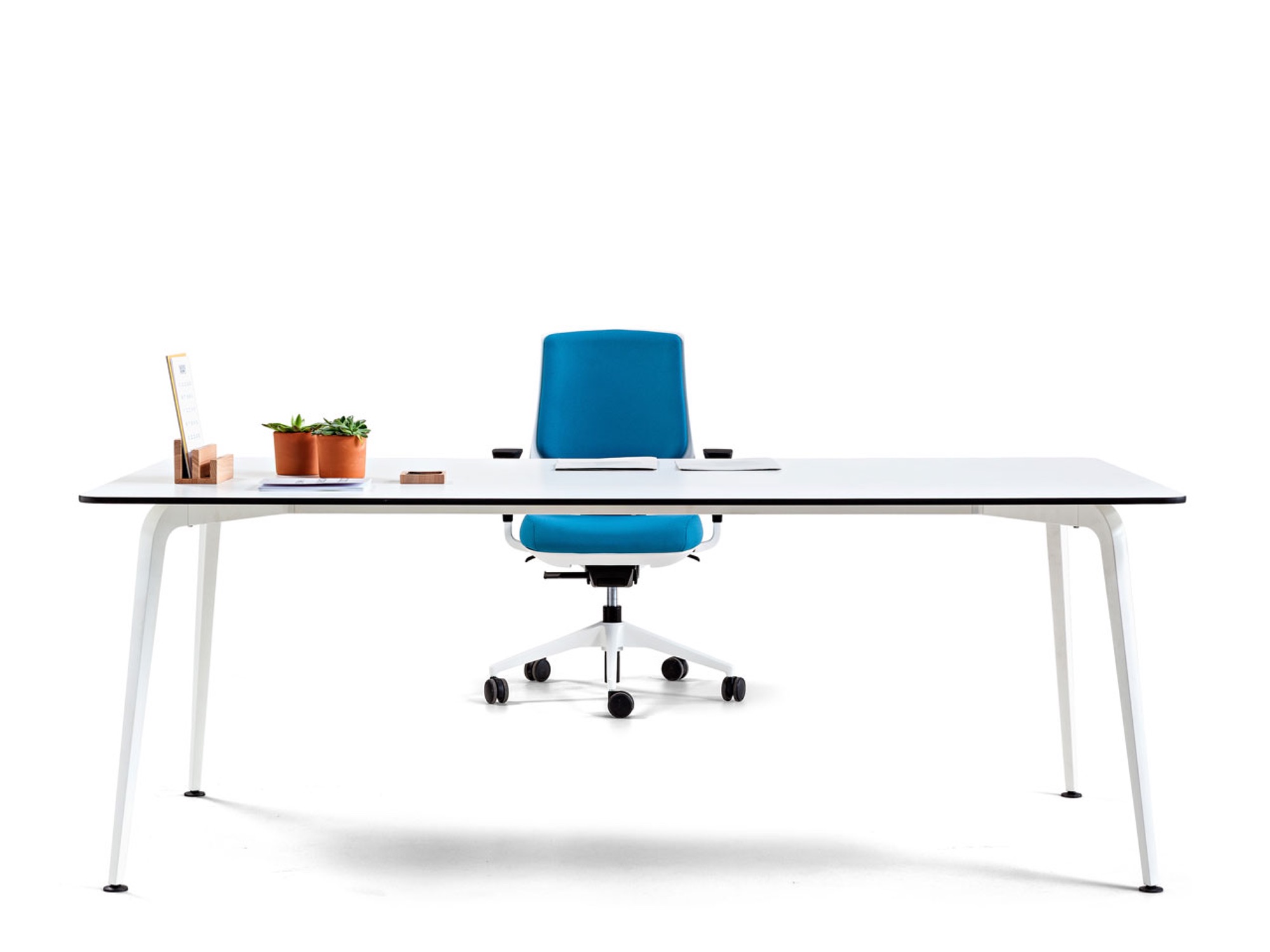 Actiu TWIST Schreibtisch rechteckig - optional mit Anbautisch