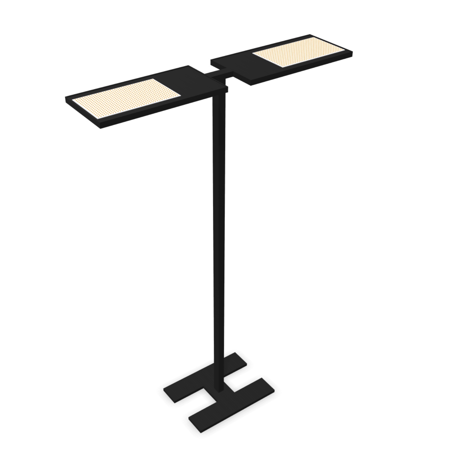 Hochwertige LED Stehleuchte für den Doppeltarbeitsplatz / Bench