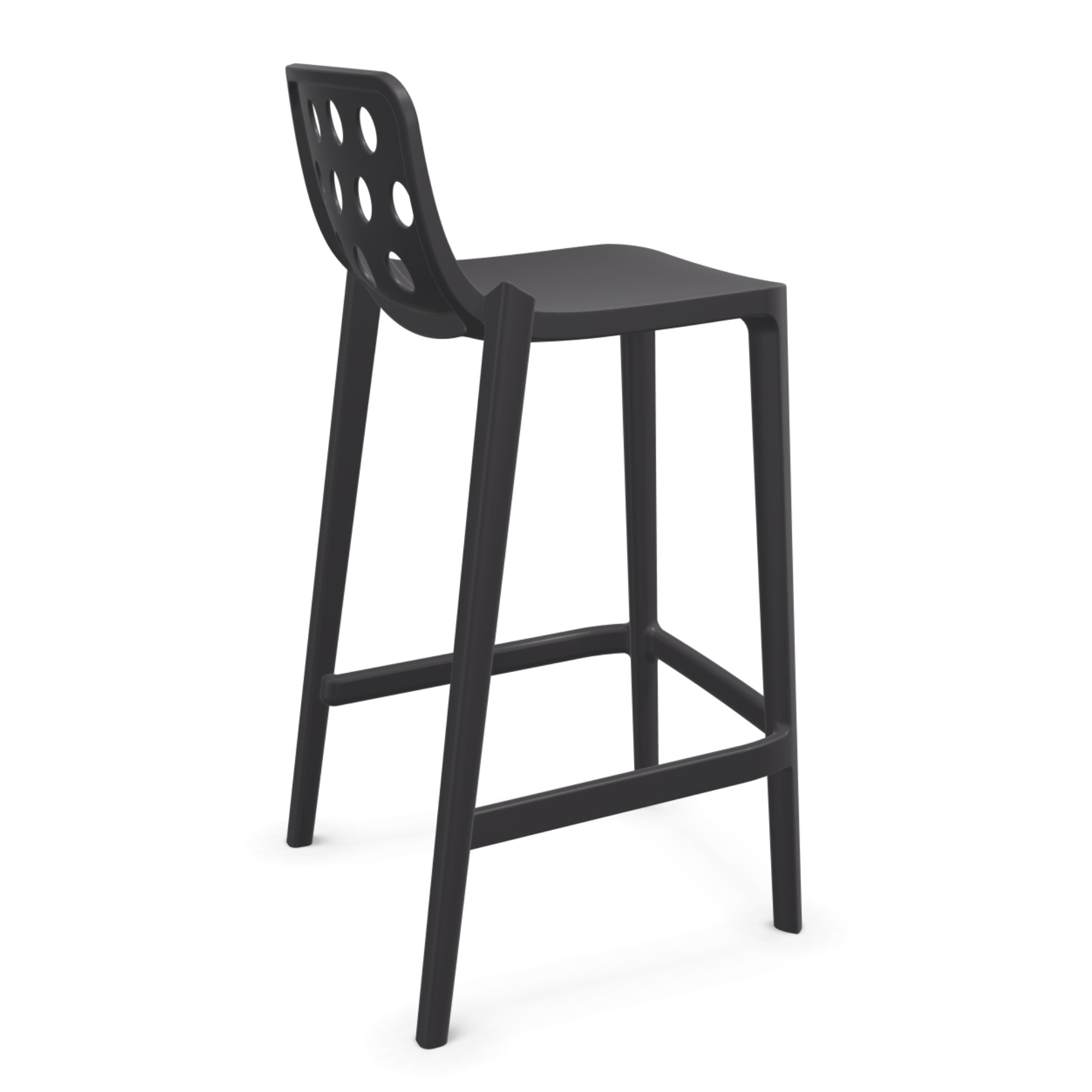 GABER Isodoro Hochstuhl Sitzhöhe 66 oder 76 cm - outdoorfähig und stapelbar