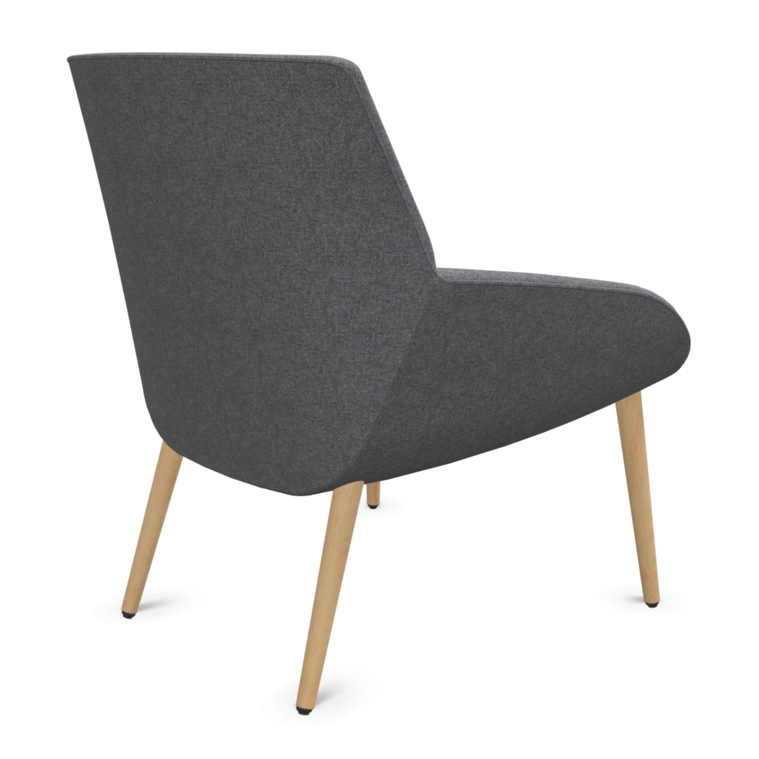 Actiu Sessel Noom 10 mit 4-Fuß Holzgestell