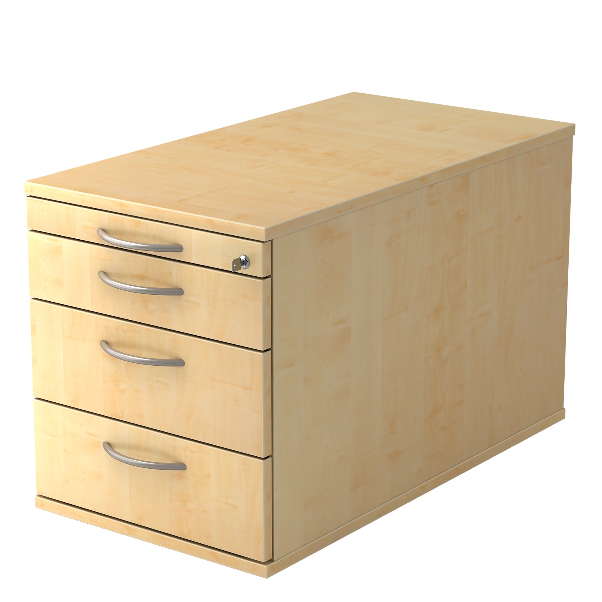 Rollcontainer XVE52 mit 3 x Schublade in Tiefe 80 cm