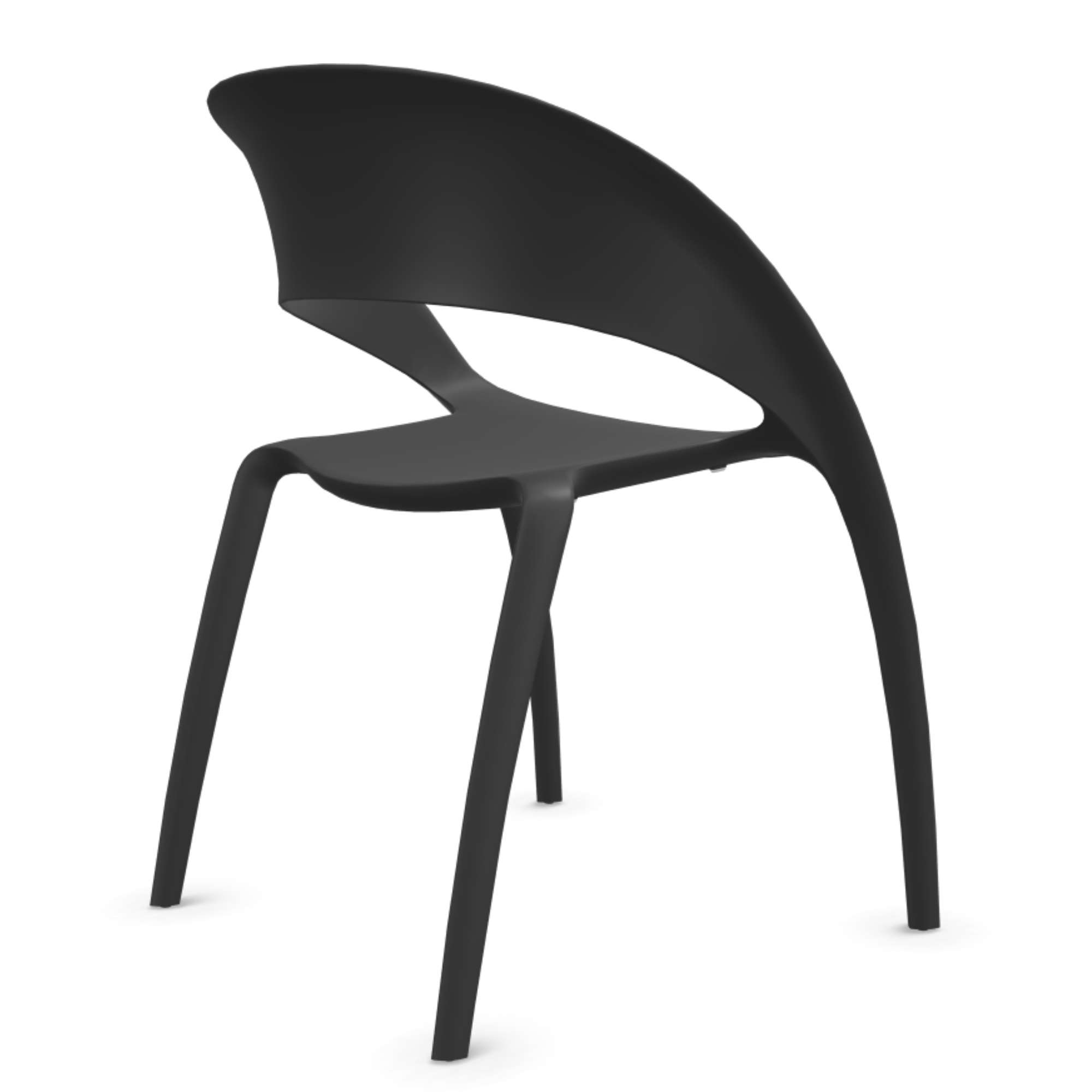Hochwertiger Stapelstuhl mit Design - outdoorfähig und stapelbar