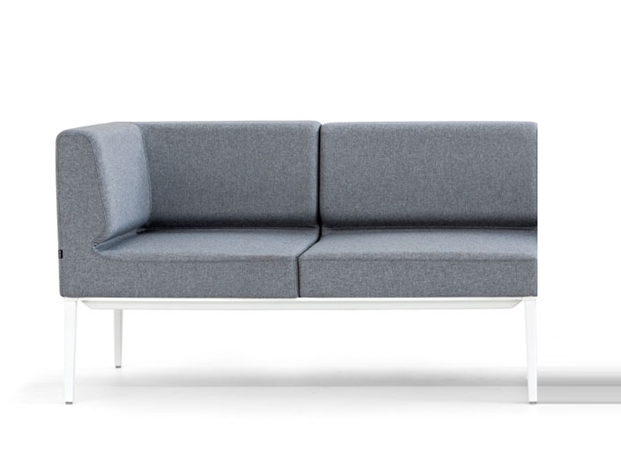 Actiu LONGO NOMADA LG23 2-Sitzer Sofa mit Armlehnen einseitig
