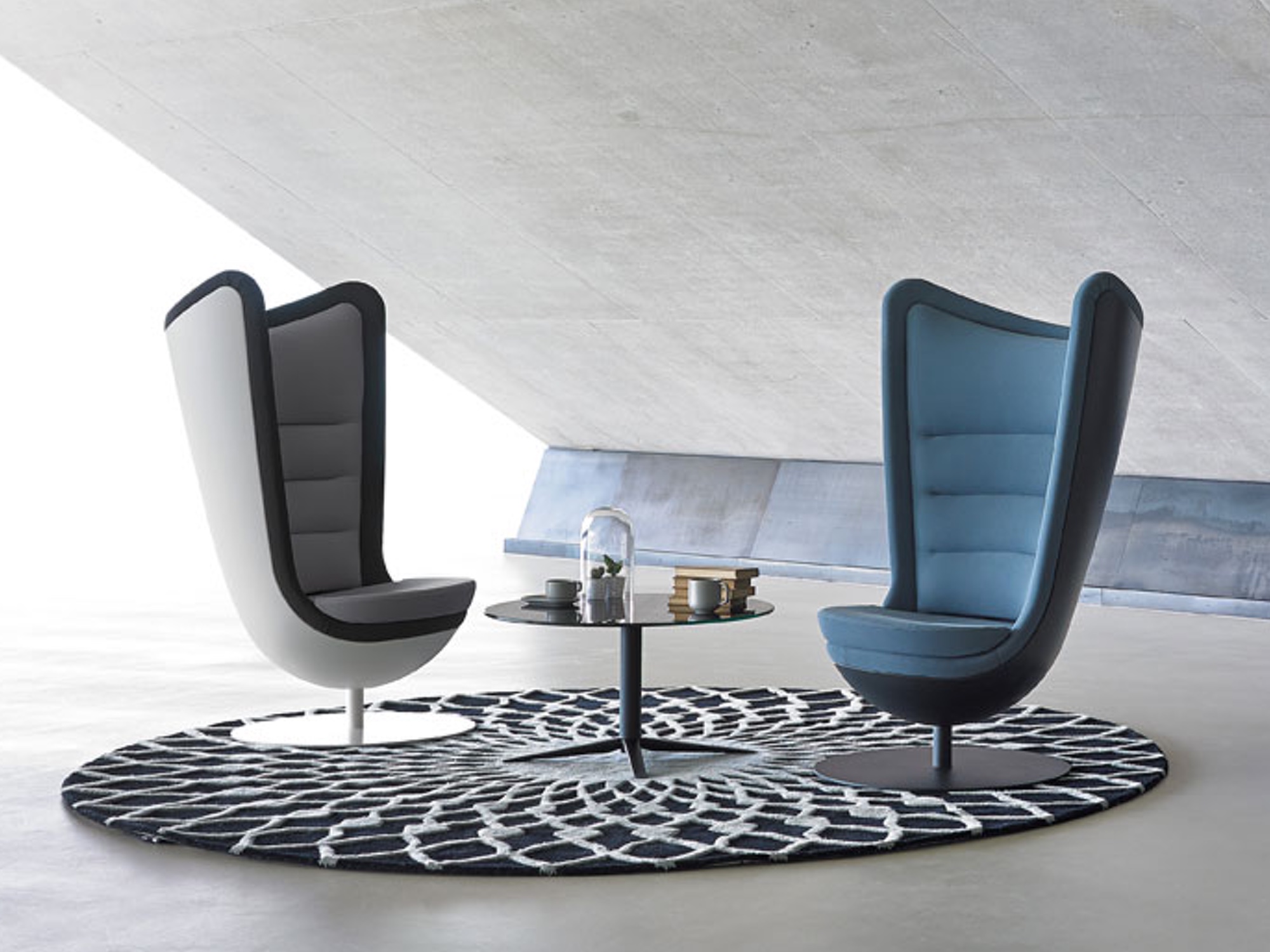 Designer Sessel Actiu Badminton mit Drehfunktion