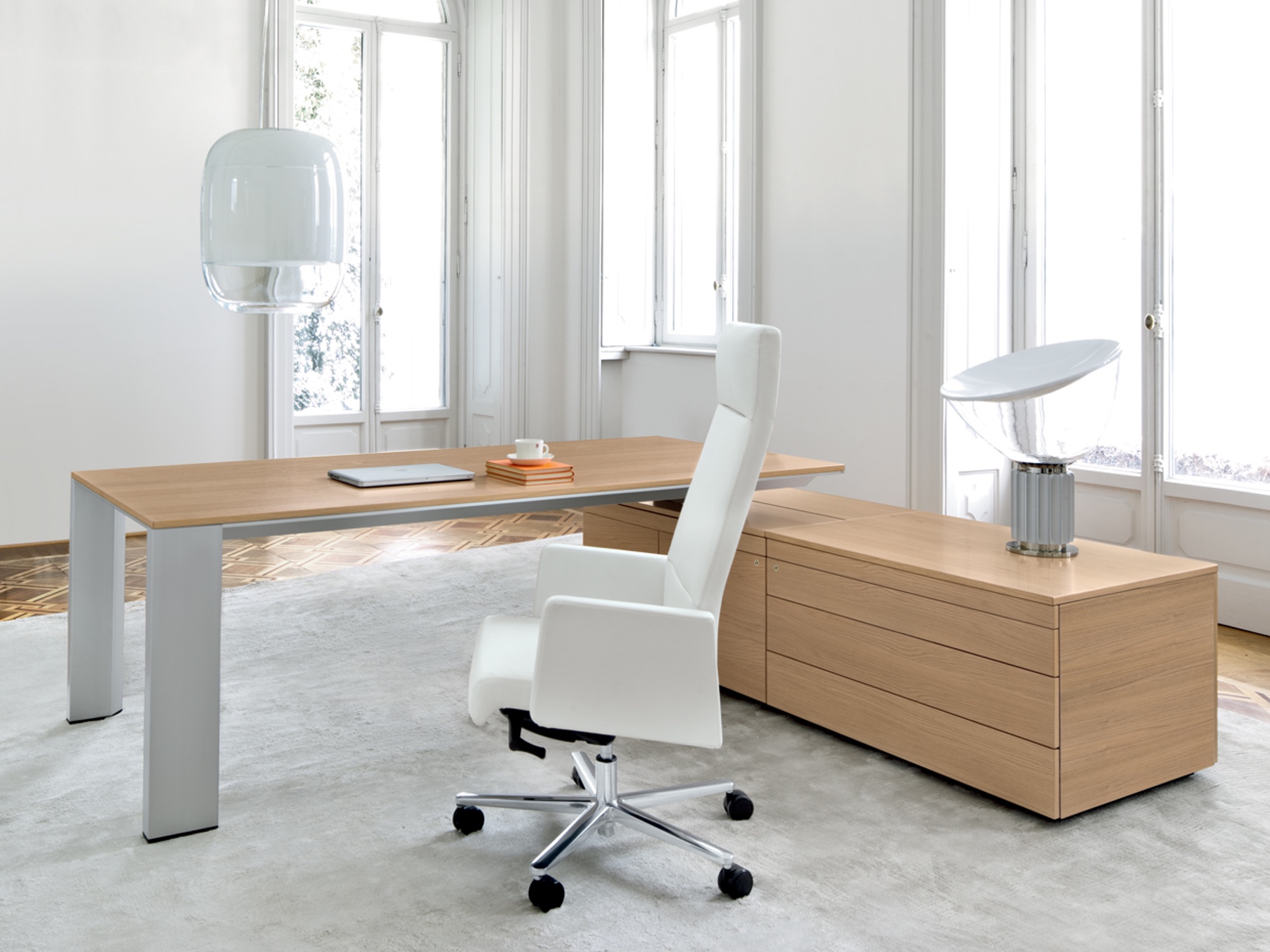 Frezza ONO Schreibtisch mit Sideboard kurz