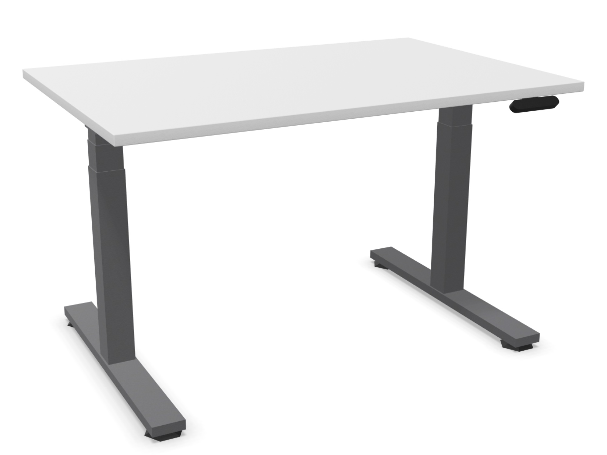 Steh-Sitzschreibtisch 4BM-DESK4 elektrische Höhenverstellung 63-127 cm