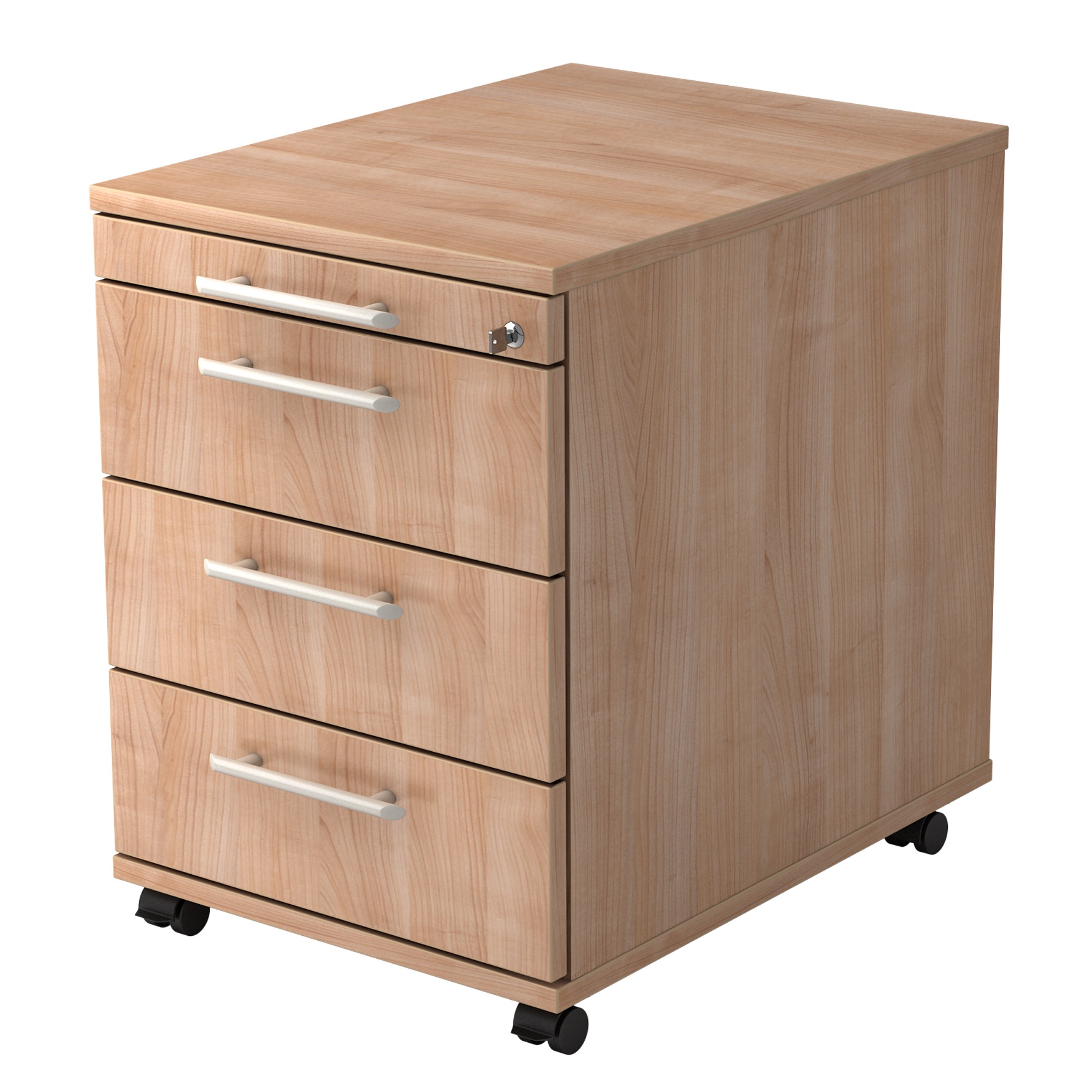 Rollcontainer XCE52 mit 3 x Schublade in Tiefe 58 cm